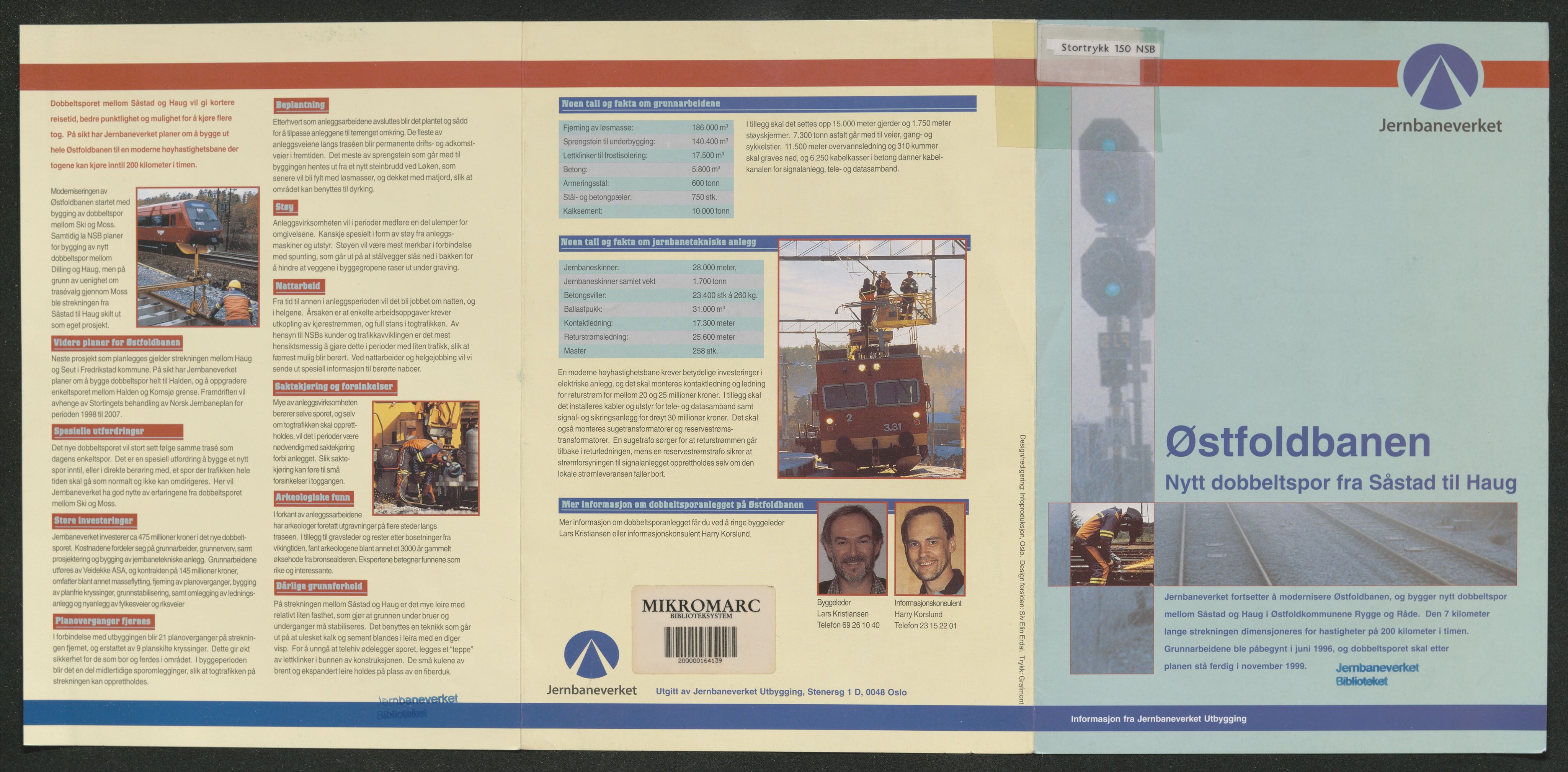 Norges Statsbaner Bibliotek (NSB), AV/SAKO-A-355/F/Fb/L0003/0001: Stortrykk 140 -230 / Stortrykk 140 - 184, 1914-2005