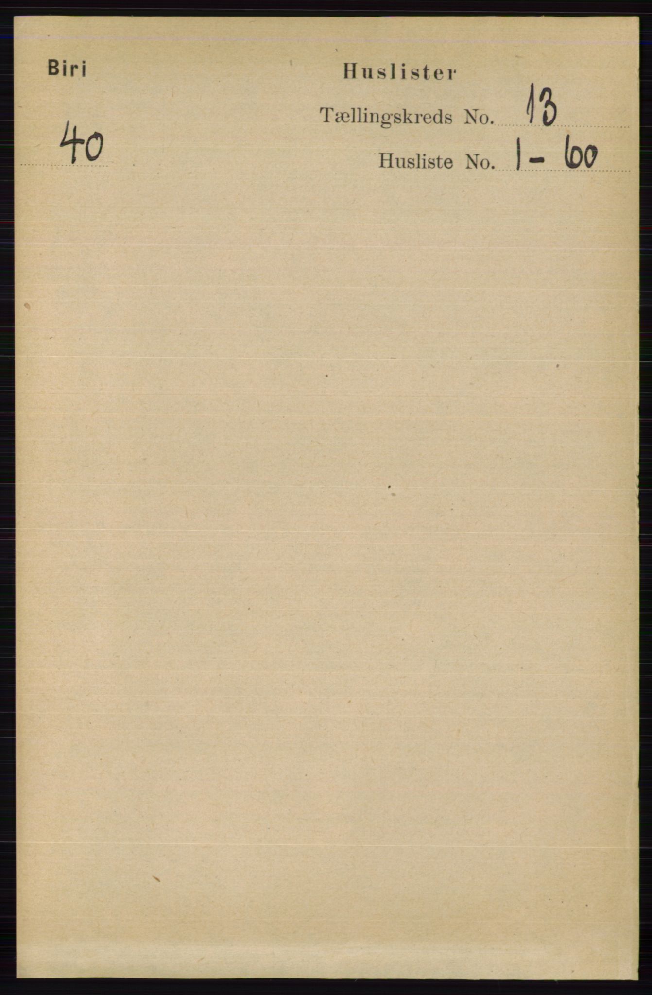 RA, 1891 census for 0525 Biri, 1891, p. 5248