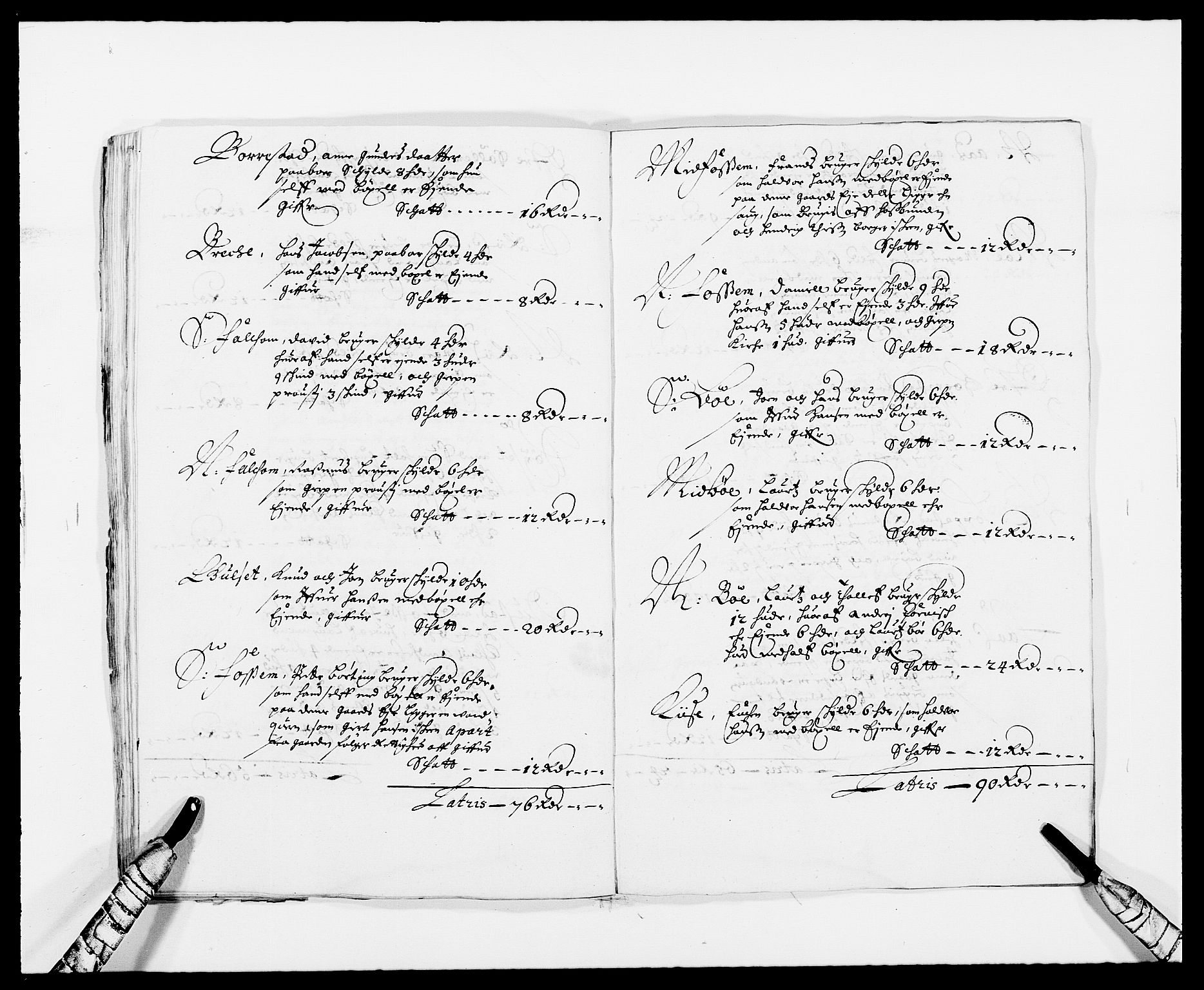 Rentekammeret inntil 1814, Reviderte regnskaper, Fogderegnskap, AV/RA-EA-4092/R34/L2042: Fogderegnskap Bamble, 1673-1675, p. 31