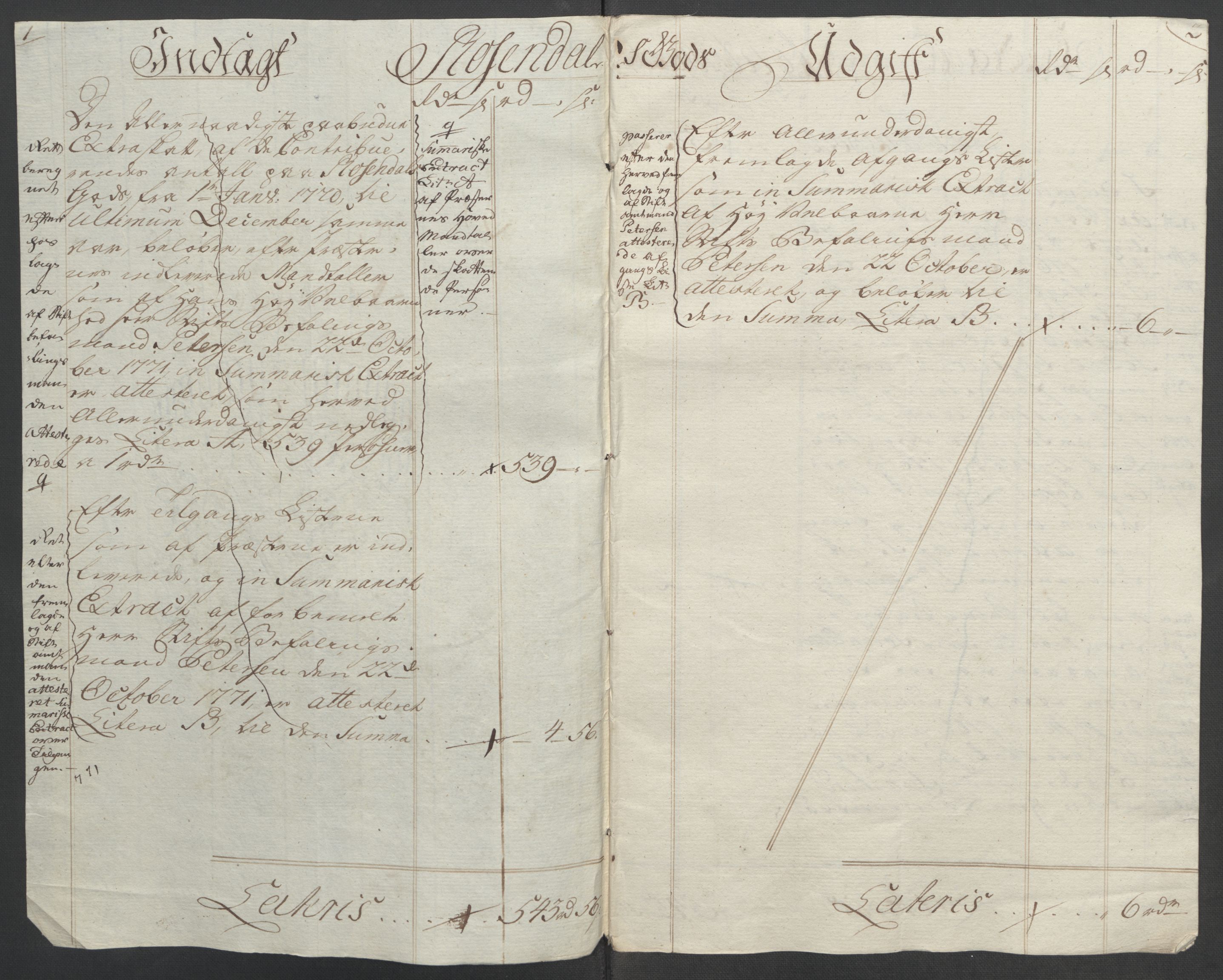 Rentekammeret inntil 1814, Reviderte regnskaper, Fogderegnskap, AV/RA-EA-4092/R49/L3157: Ekstraskatten Rosendal Baroni, 1762-1772, p. 280