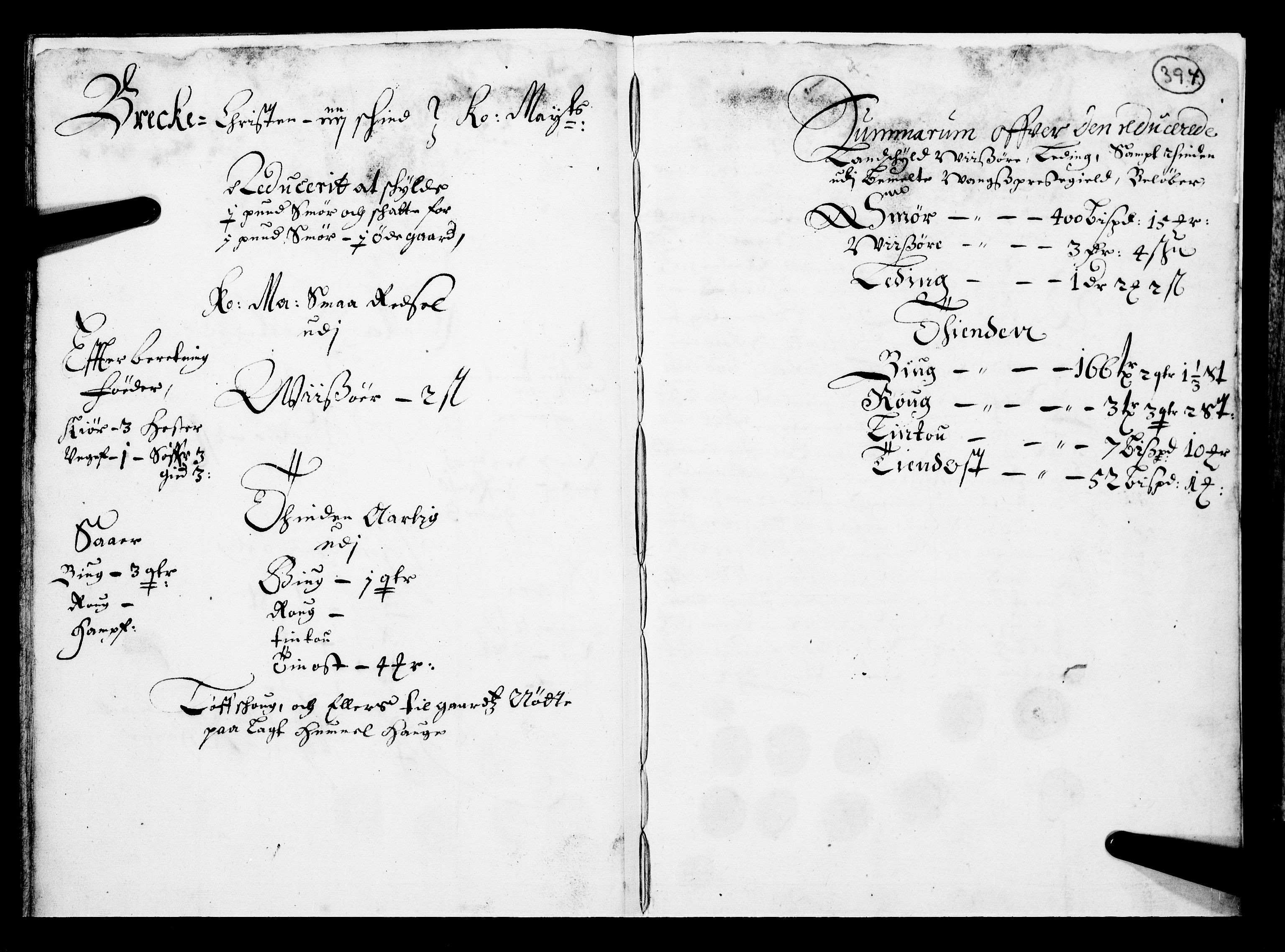 Rentekammeret inntil 1814, Realistisk ordnet avdeling, AV/RA-EA-4070/N/Nb/Nba/L0017: Hadeland og Valdres fogderi, 2. del, 1669, p. 393b-394a