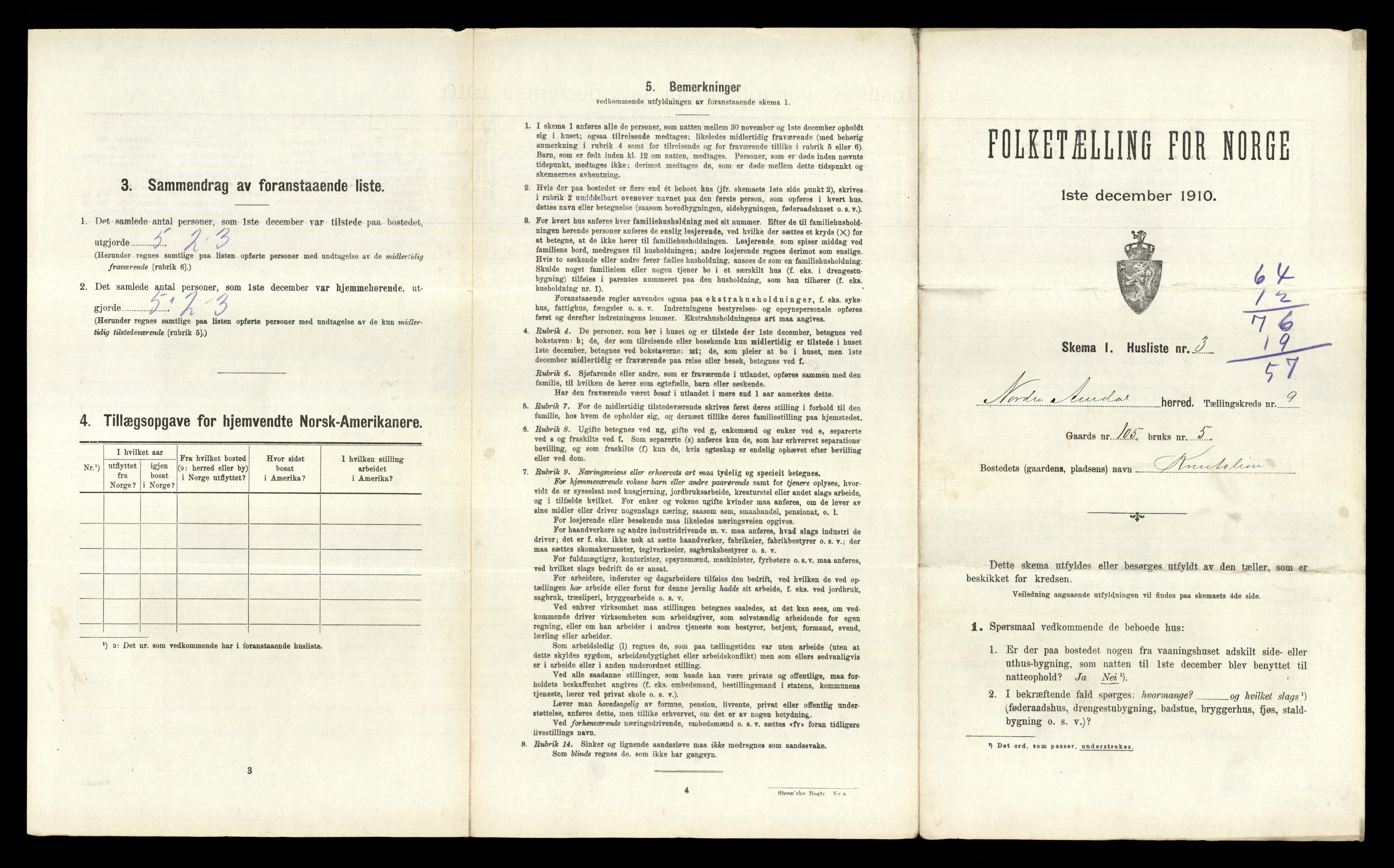 RA, 1910 census for Nord-Aurdal, 1910, p. 1359