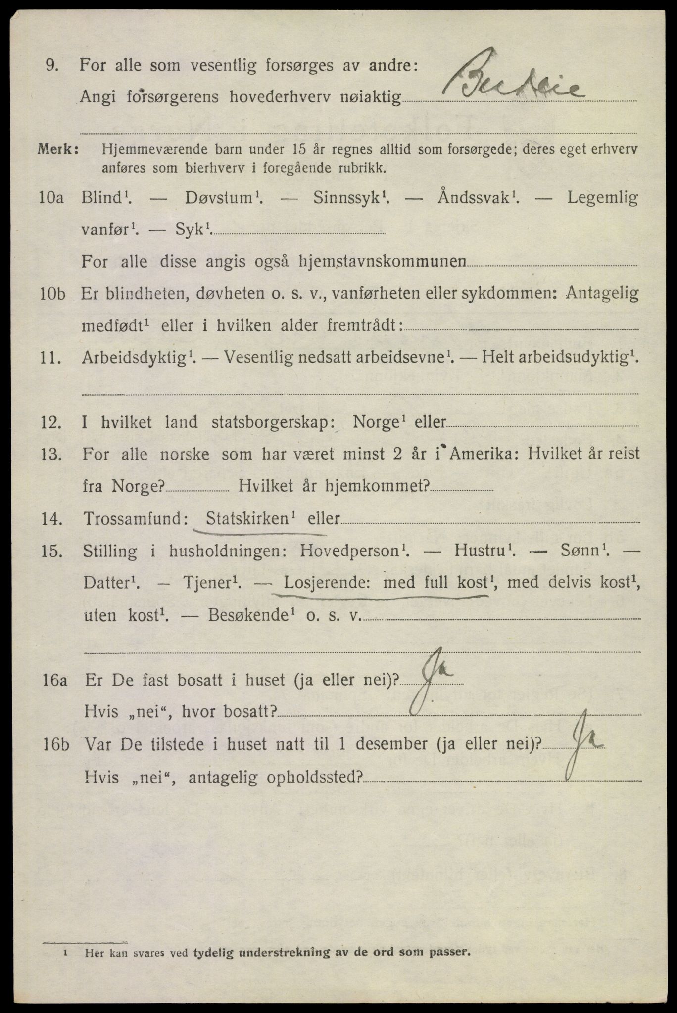 SAKO, 1920 census for Ytre Sandsvær, 1920, p. 2049
