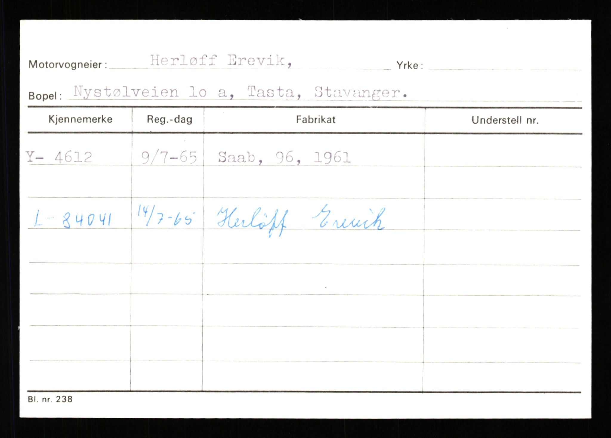 Stavanger trafikkstasjon, AV/SAST-A-101942/0/G/L0001: Registreringsnummer: 0 - 5782, 1930-1971, p. 2807