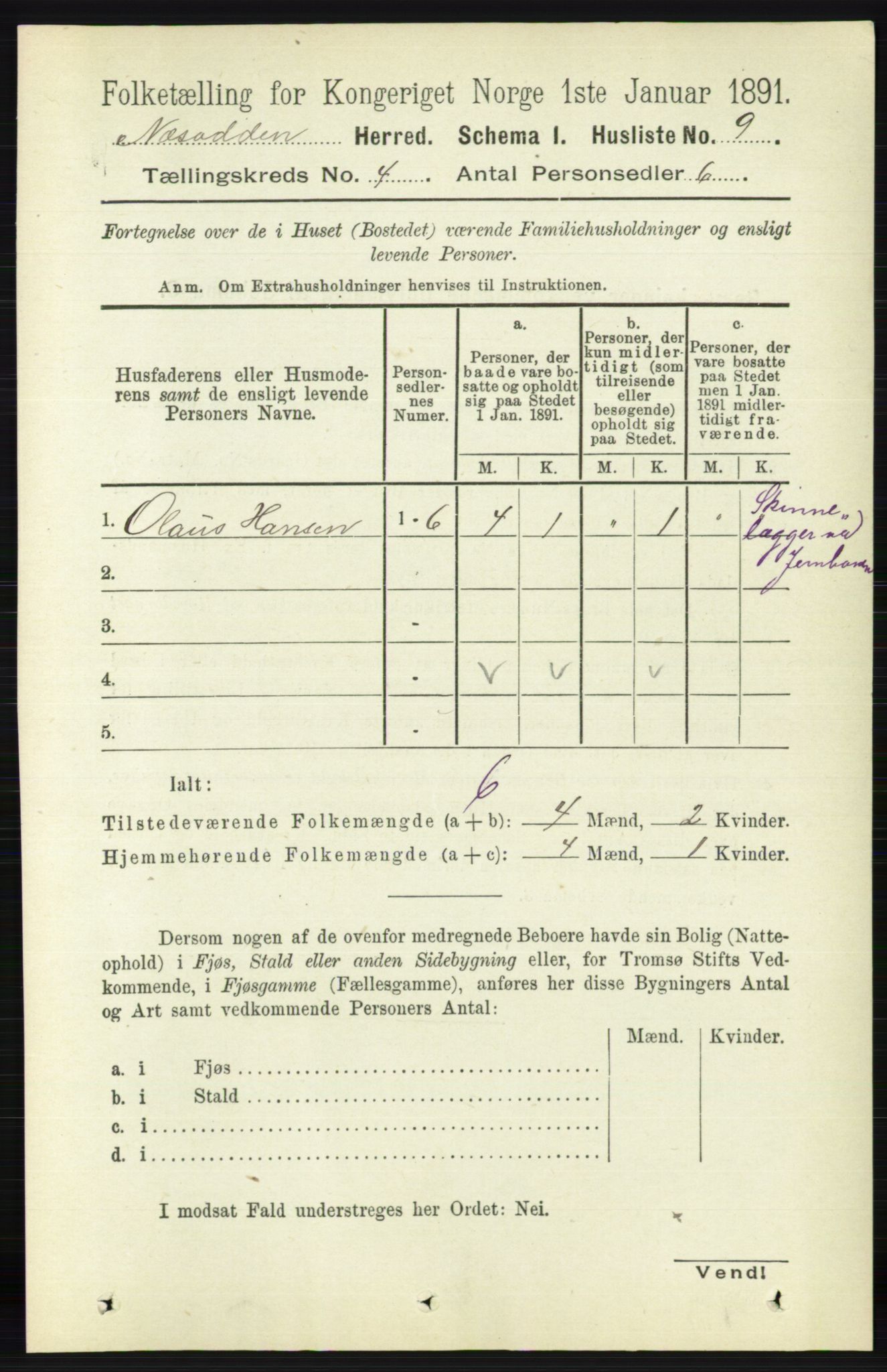 RA, 1891 census for 0216 Nesodden, 1891, p. 1655