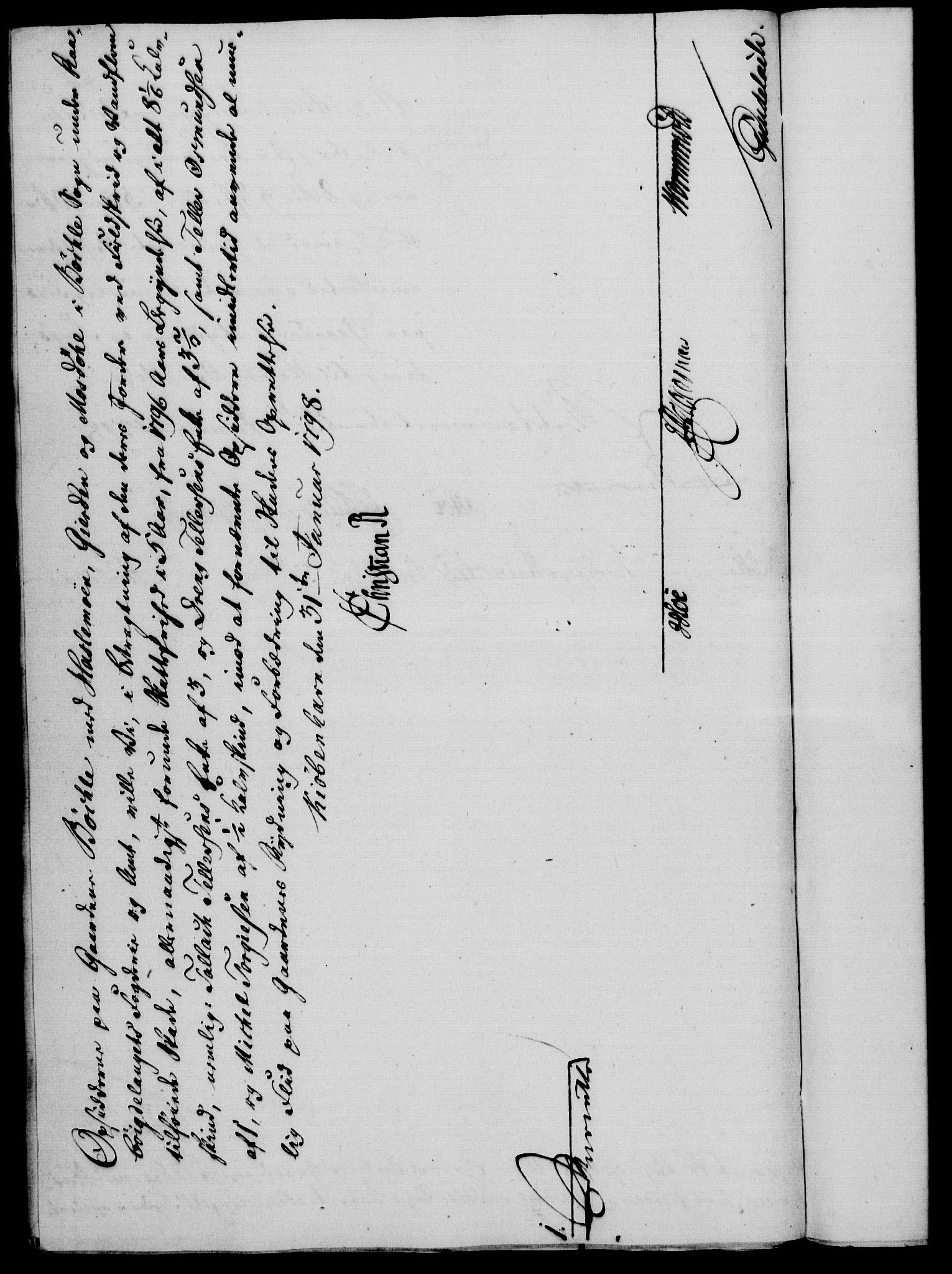 Rentekammeret, Kammerkanselliet, RA/EA-3111/G/Gf/Gfa/L0080: Norsk relasjons- og resolusjonsprotokoll (merket RK 52.80), 1798, p. 71