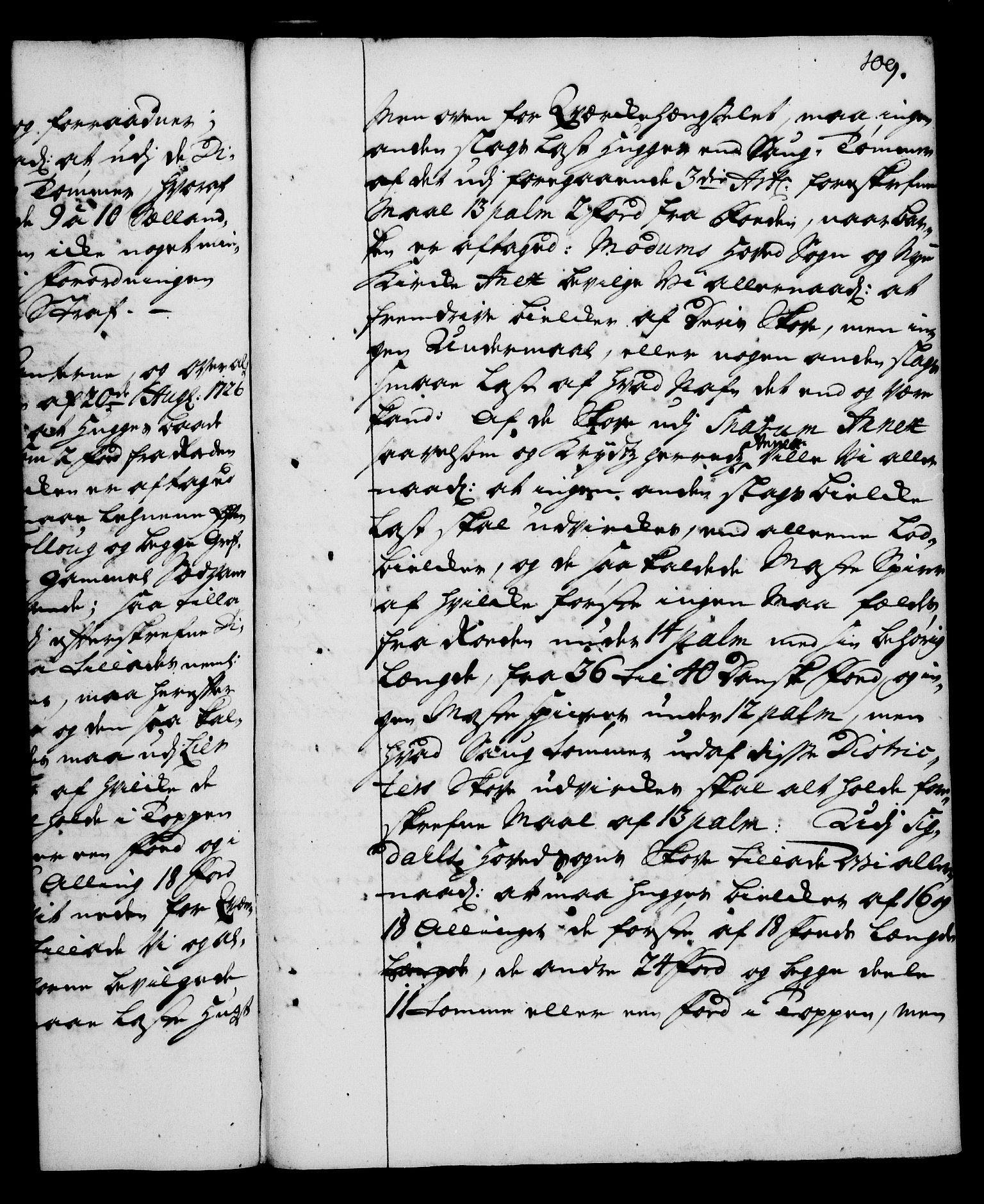 Rentekammeret, Kammerkanselliet, AV/RA-EA-3111/G/Gg/Gga/L0003: Norsk ekspedisjonsprotokoll med register (merket RK 53.3), 1727-1734, p. 109