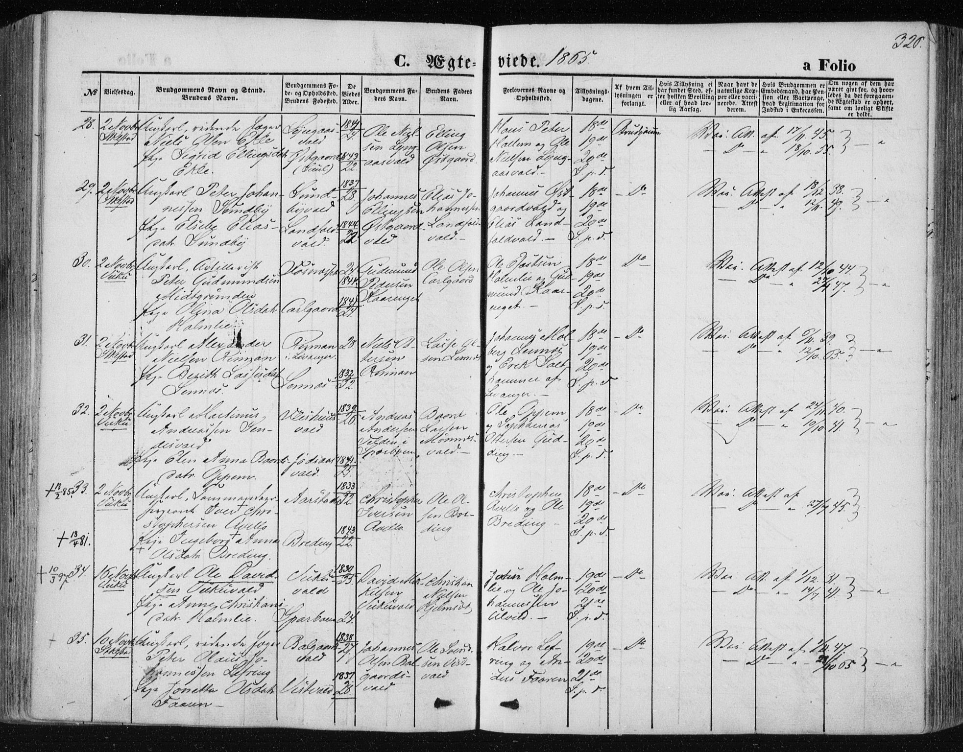 Ministerialprotokoller, klokkerbøker og fødselsregistre - Nord-Trøndelag, SAT/A-1458/723/L0241: Parish register (official) no. 723A10, 1860-1869, p. 326