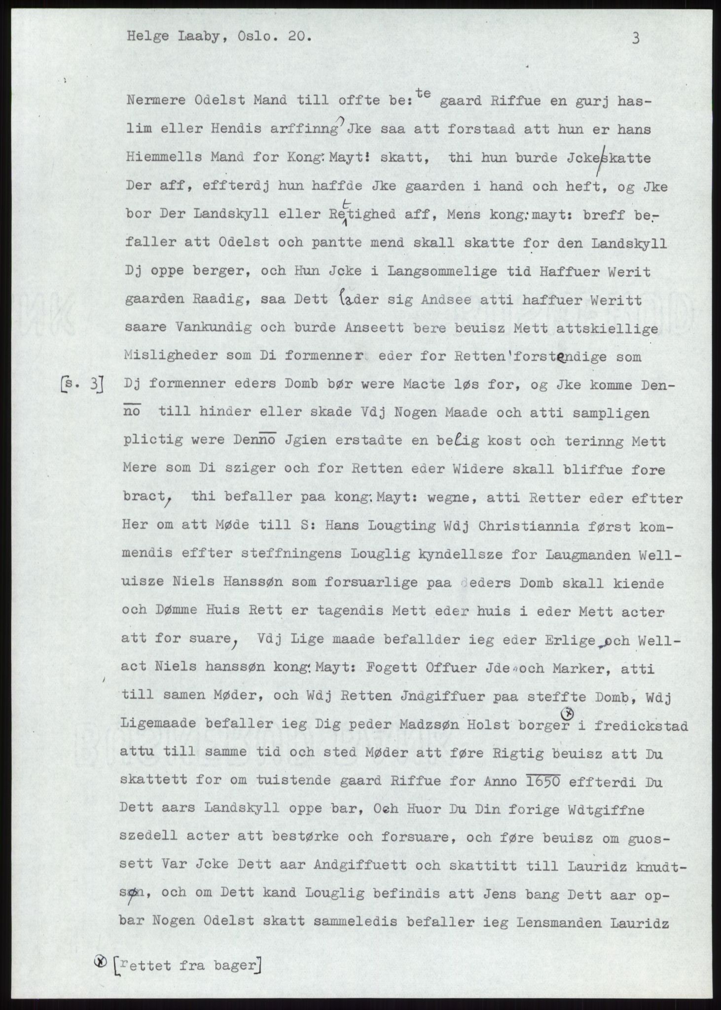 Samlinger til kildeutgivelse, Diplomavskriftsamlingen, AV/RA-EA-4053/H/Ha, p. 549