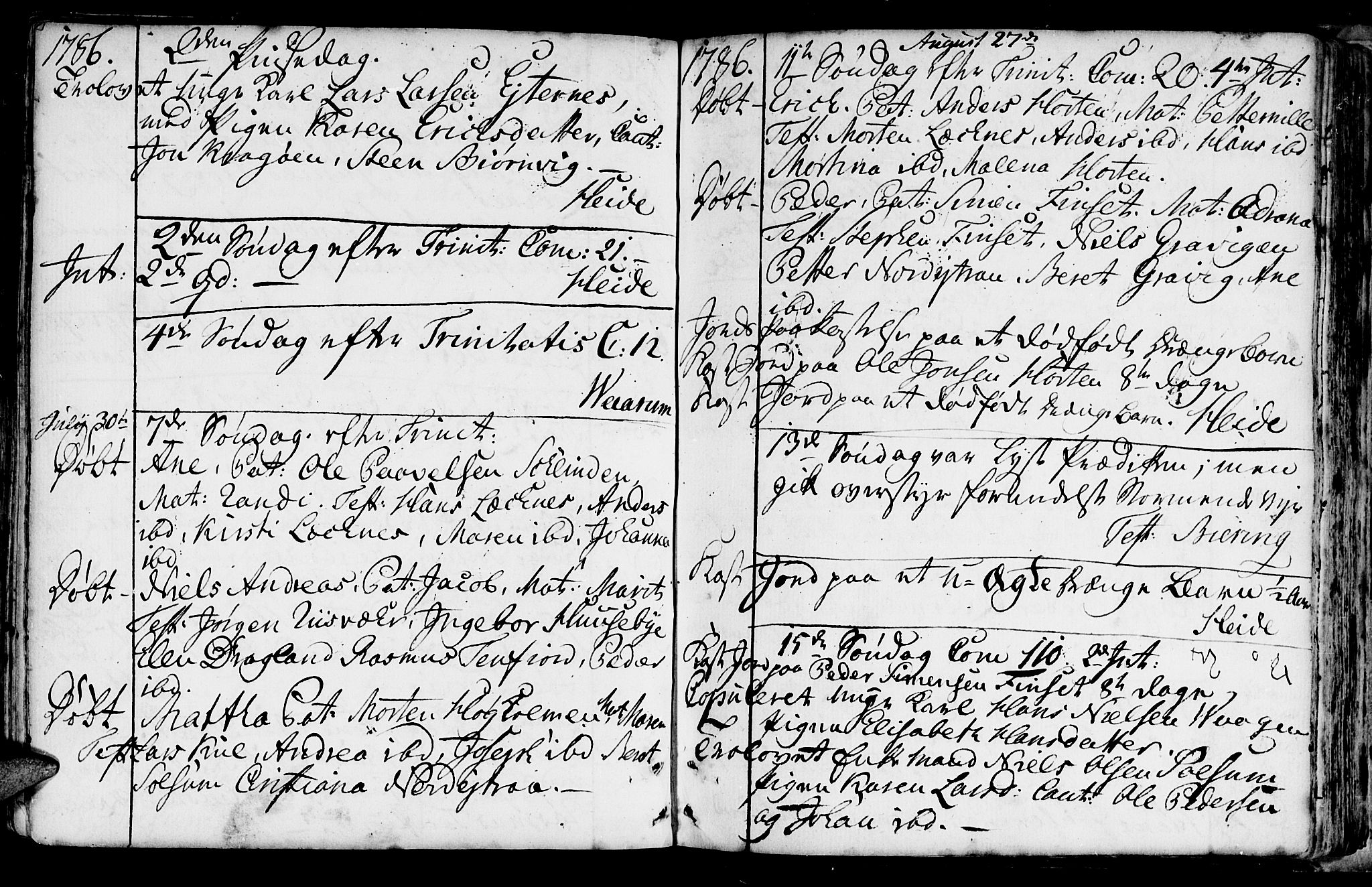 Ministerialprotokoller, klokkerbøker og fødselsregistre - Nord-Trøndelag, AV/SAT-A-1458/788/L0694: Parish register (official) no. 788A01, 1710-1805