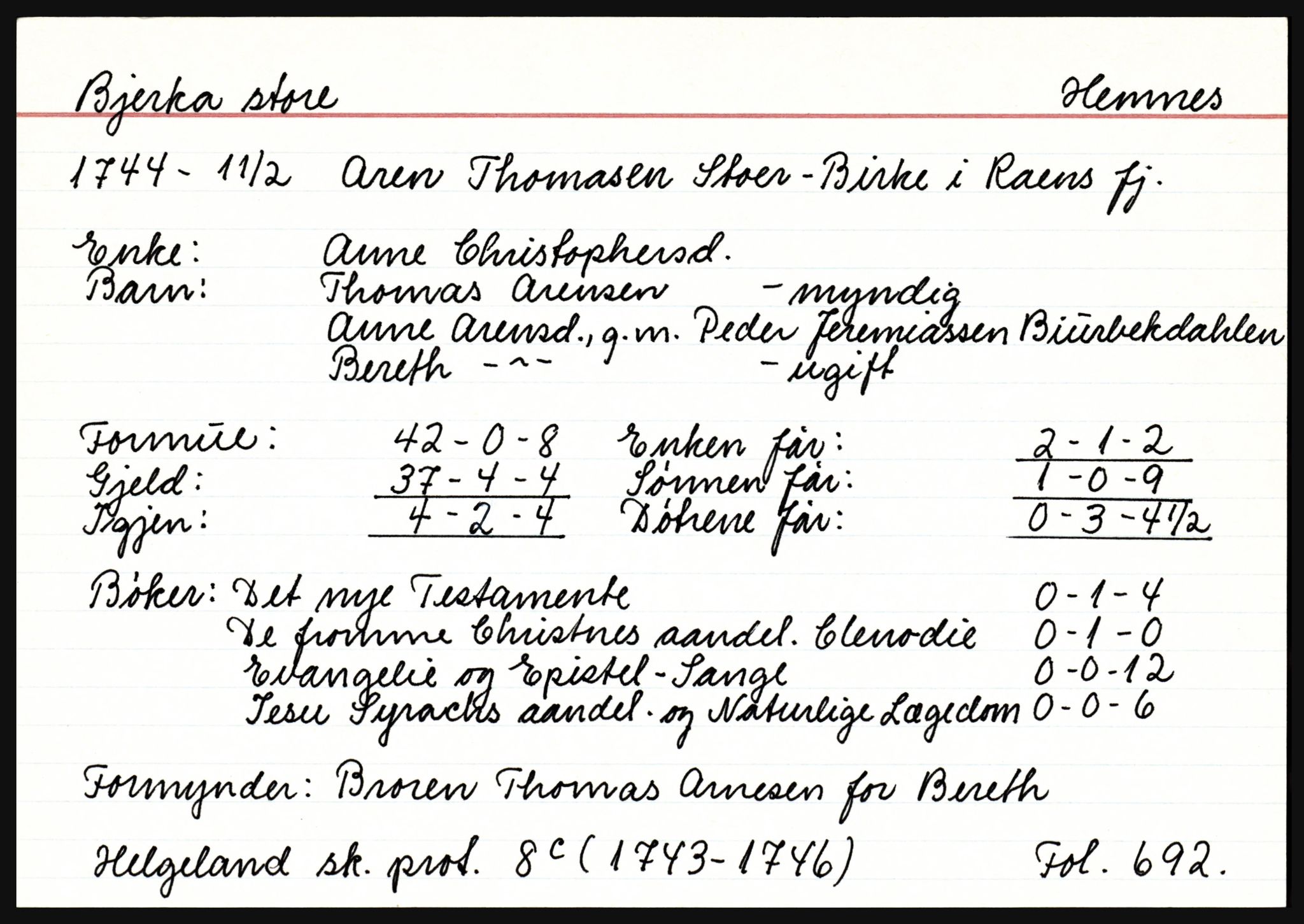 Helgeland sorenskriveri, SAT/A-0004/3, 1686-1746, p. 279