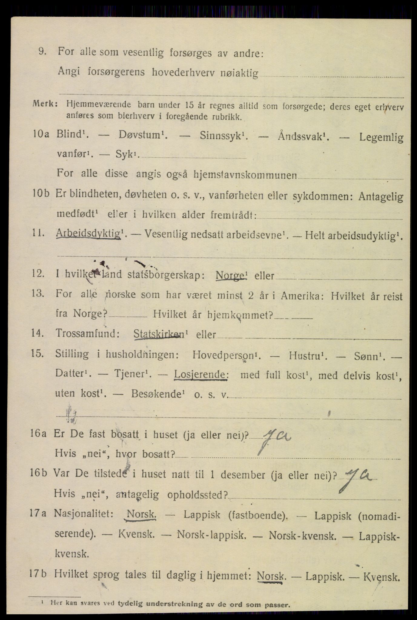 SAT, 1920 census for Rødøy, 1920, p. 5069