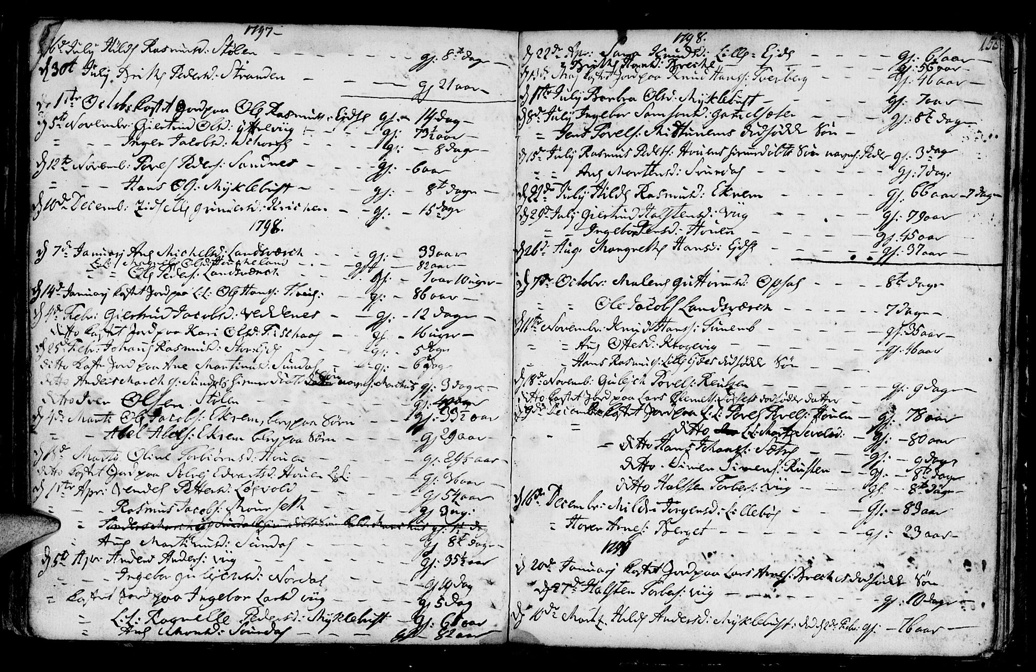 Ministerialprotokoller, klokkerbøker og fødselsregistre - Møre og Romsdal, SAT/A-1454/501/L0002: Parish register (official) no. 501A02, 1760-1816, p. 158