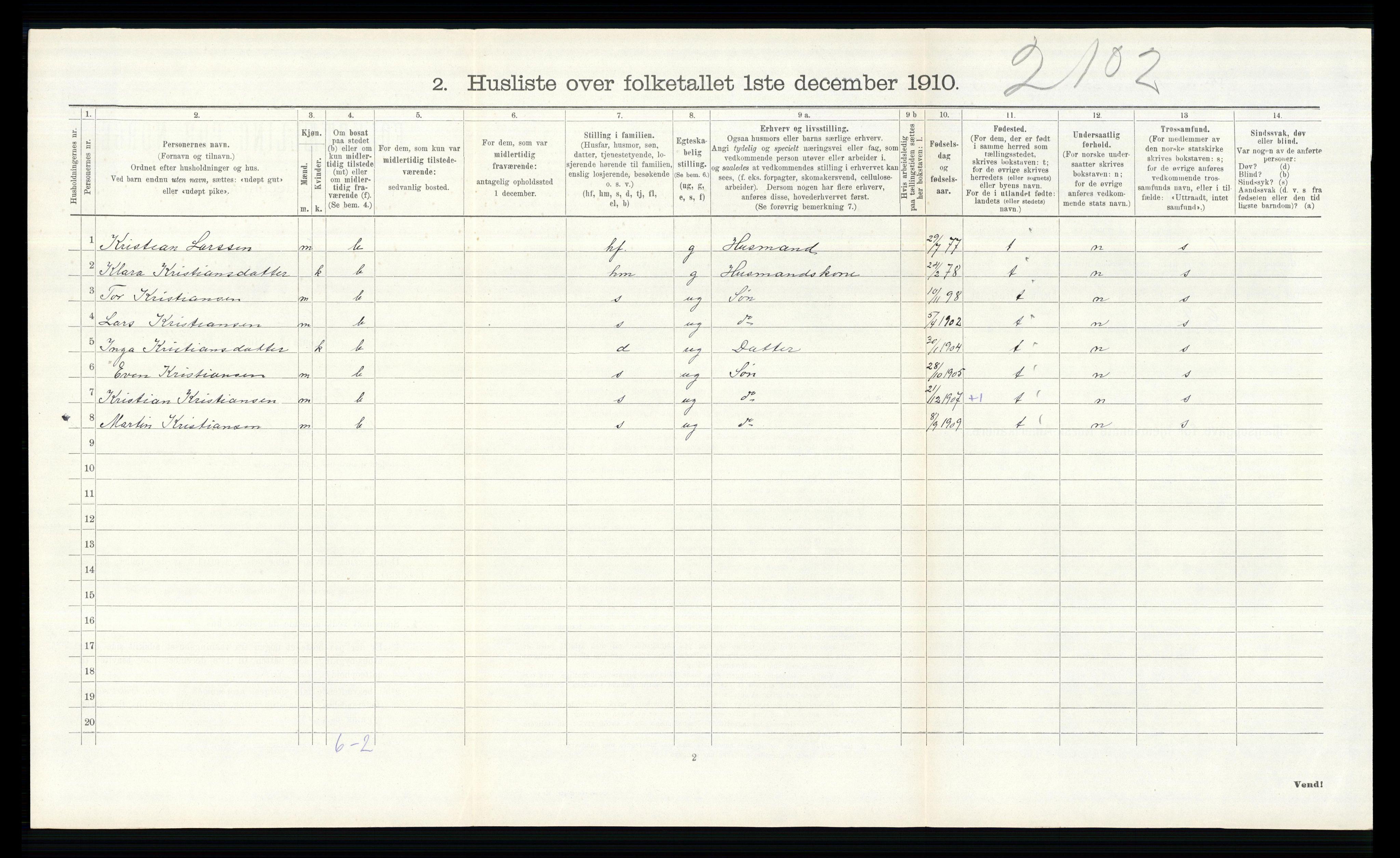 RA, 1910 census for Ringsaker, 1910, p. 470