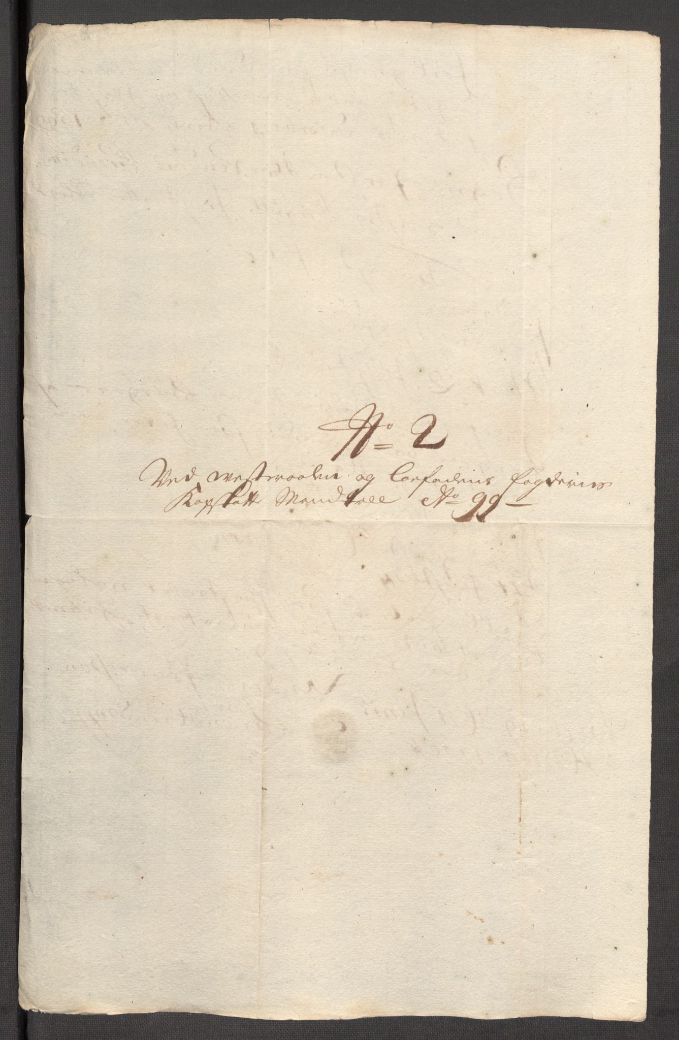 Rentekammeret inntil 1814, Reviderte regnskaper, Fogderegnskap, AV/RA-EA-4092/R67/L4678: Fogderegnskap Vesterålen, Andenes og Lofoten, 1696-1708, p. 306