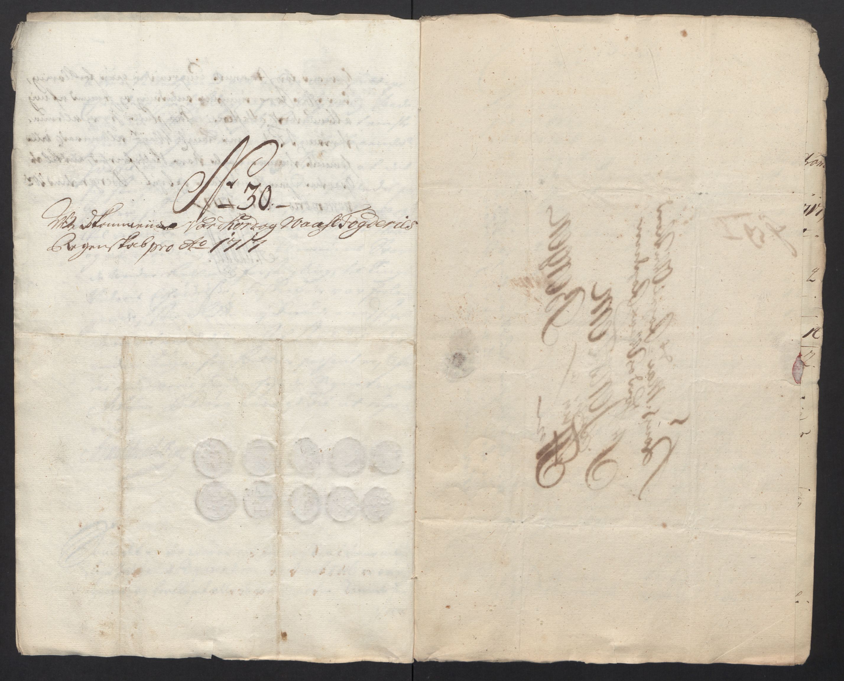 Rentekammeret inntil 1814, Reviderte regnskaper, Fogderegnskap, AV/RA-EA-4092/R51/L3201: Fogderegnskap Nordhordland og Voss, 1717, p. 218