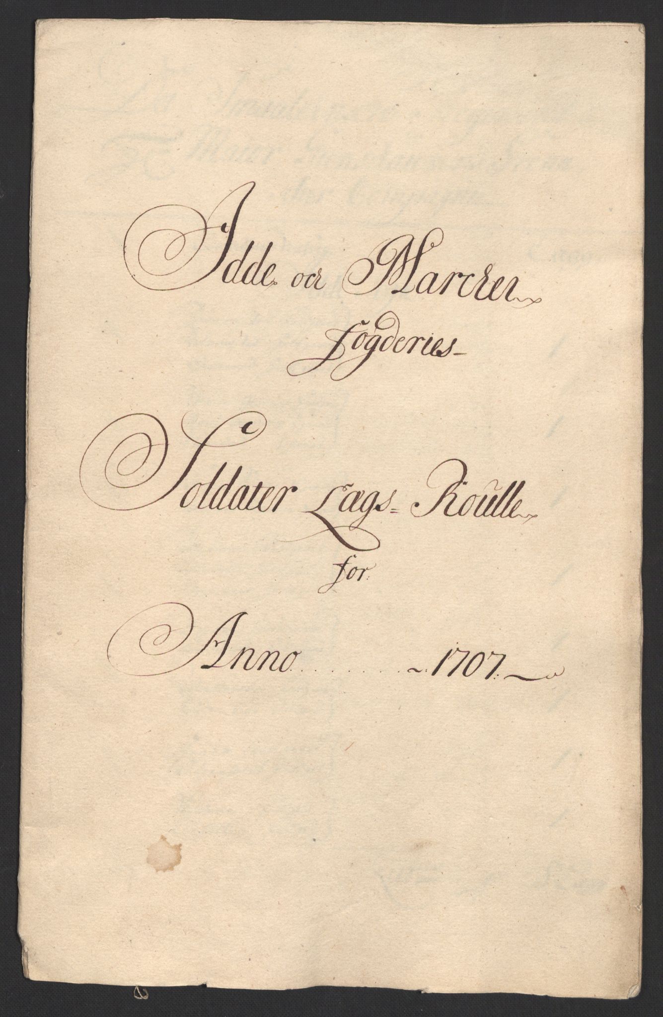 Rentekammeret inntil 1814, Reviderte regnskaper, Fogderegnskap, RA/EA-4092/R01/L0018: Fogderegnskap Idd og Marker, 1707-1709, p. 76