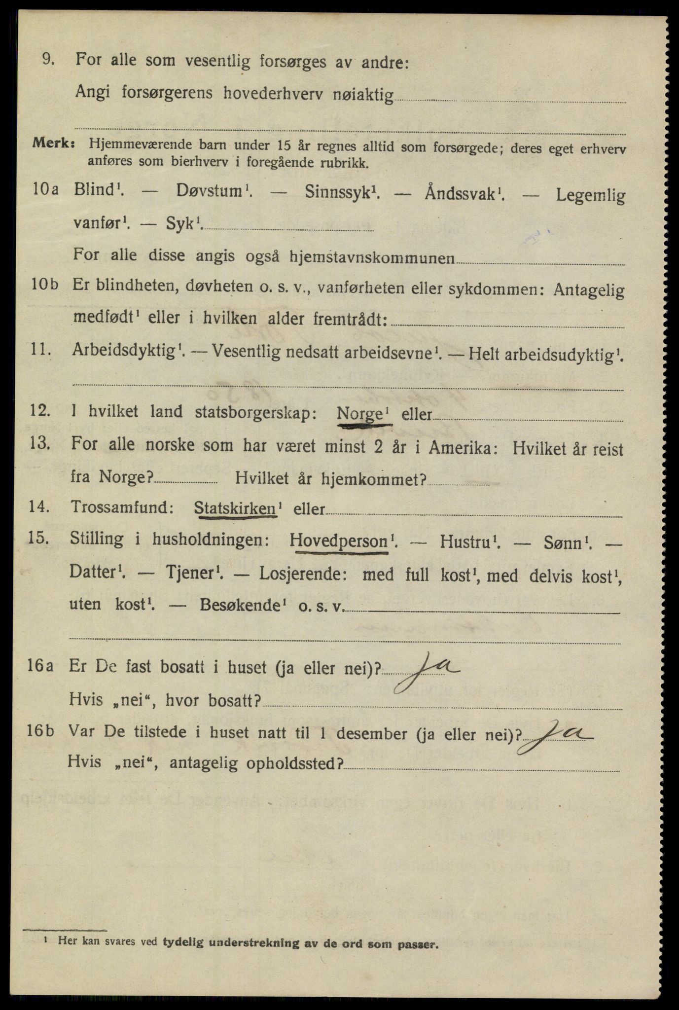 SAKO, 1920 census for Brevik, 1920, p. 2691