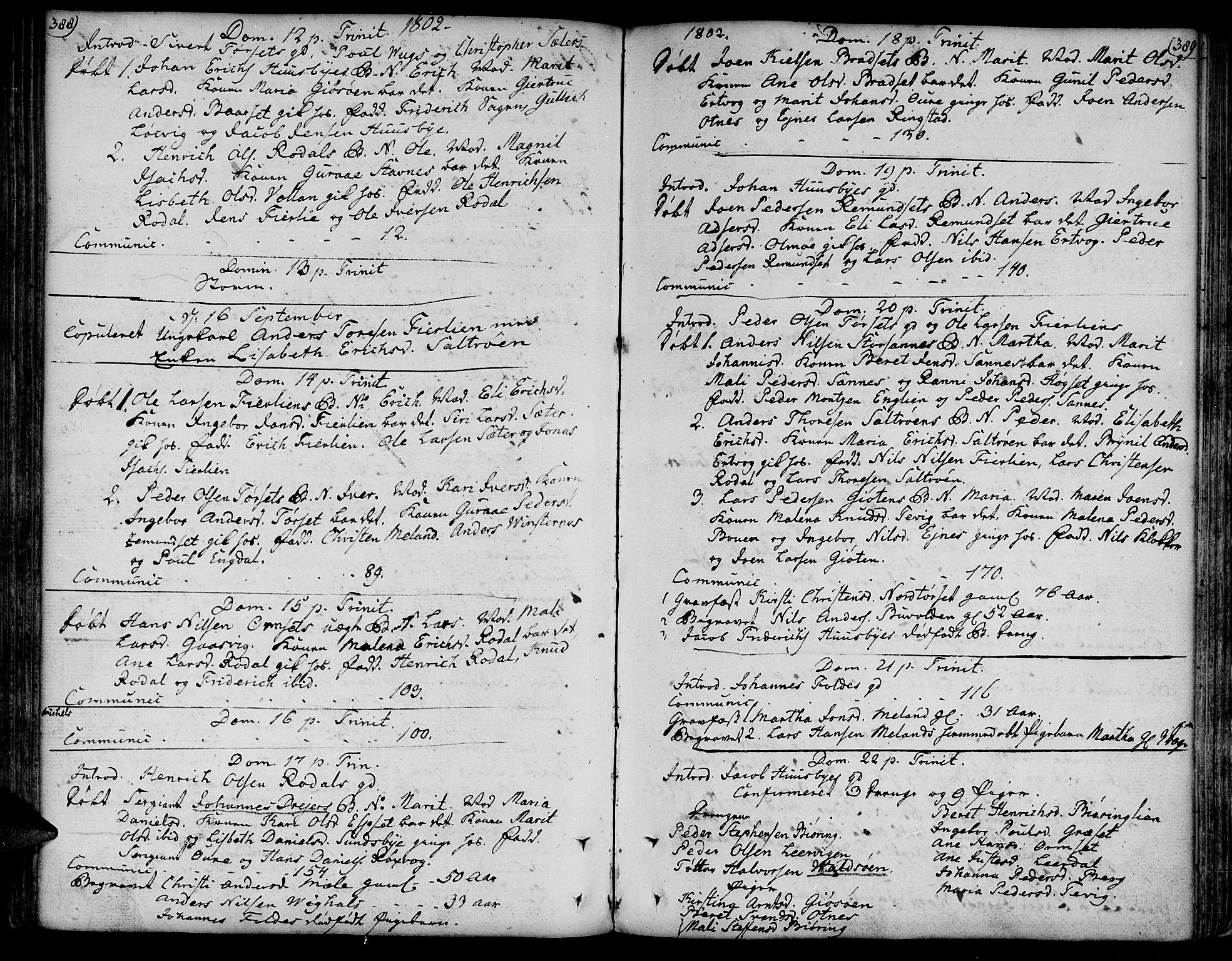 Ministerialprotokoller, klokkerbøker og fødselsregistre - Møre og Romsdal, AV/SAT-A-1454/578/L0902: Parish register (official) no. 578A01, 1772-1819, p. 388-389