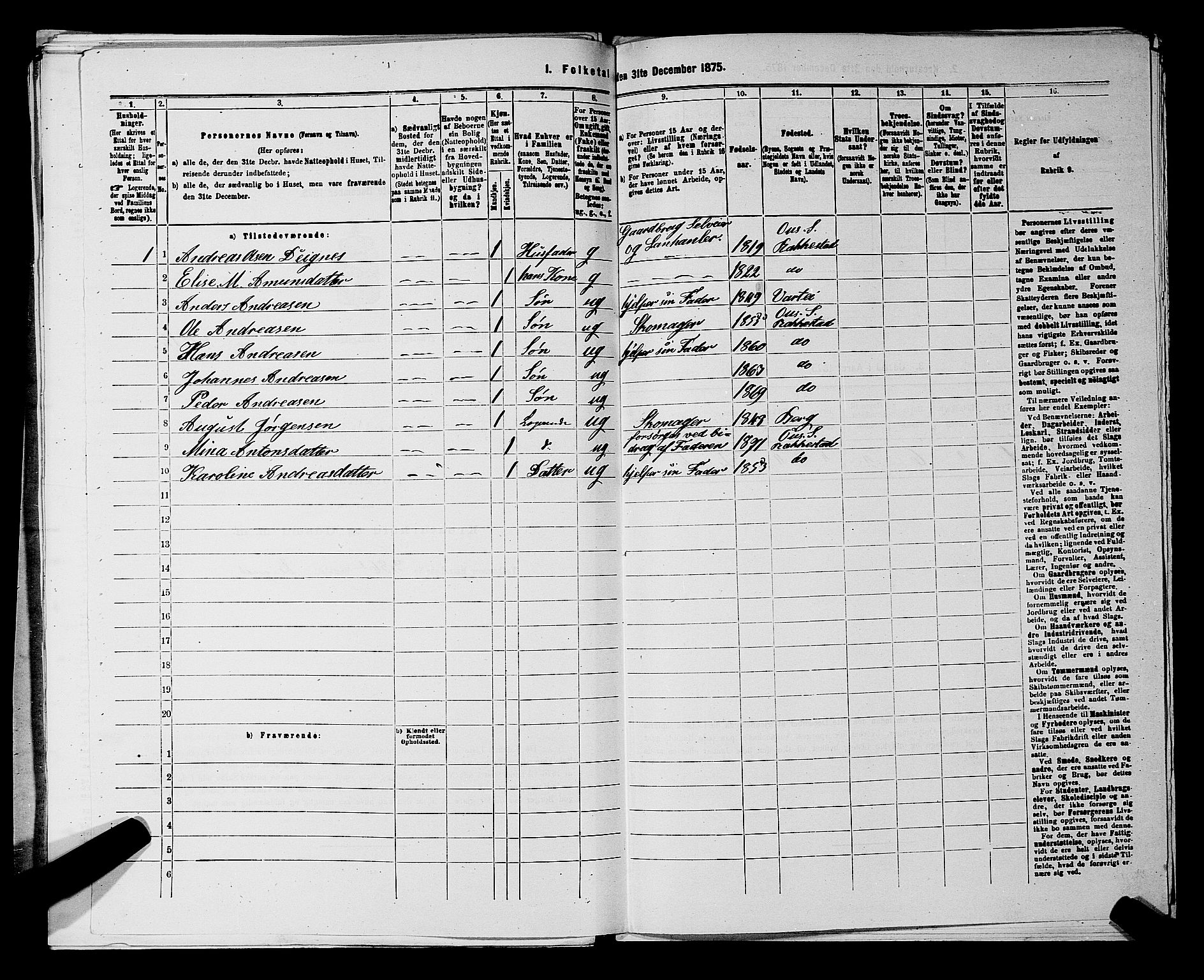 RA, 1875 census for 0128P Rakkestad, 1875, p. 520