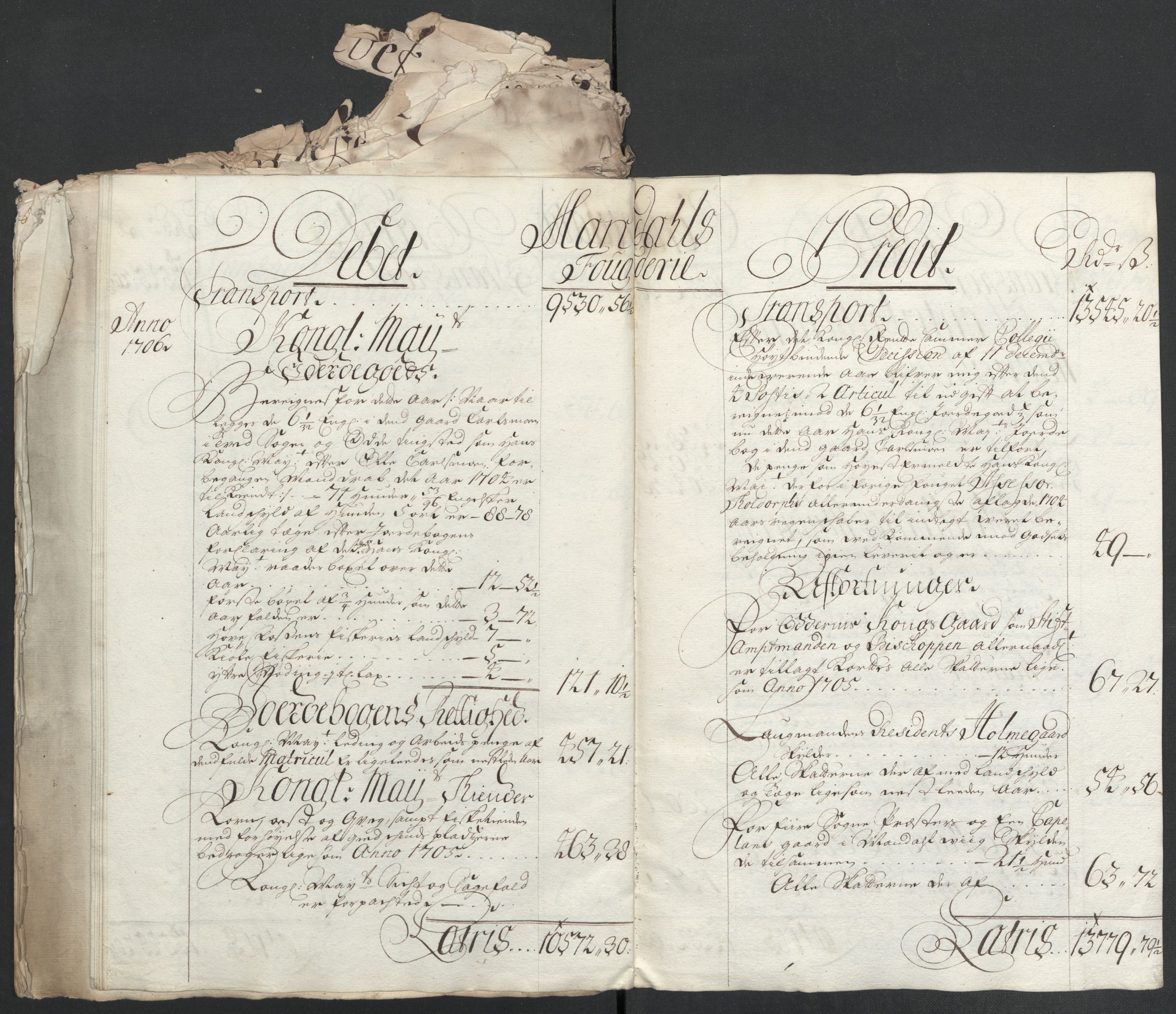 Rentekammeret inntil 1814, Reviderte regnskaper, Fogderegnskap, RA/EA-4092/R43/L2551: Fogderegnskap Lista og Mandal, 1705-1709, p. 253