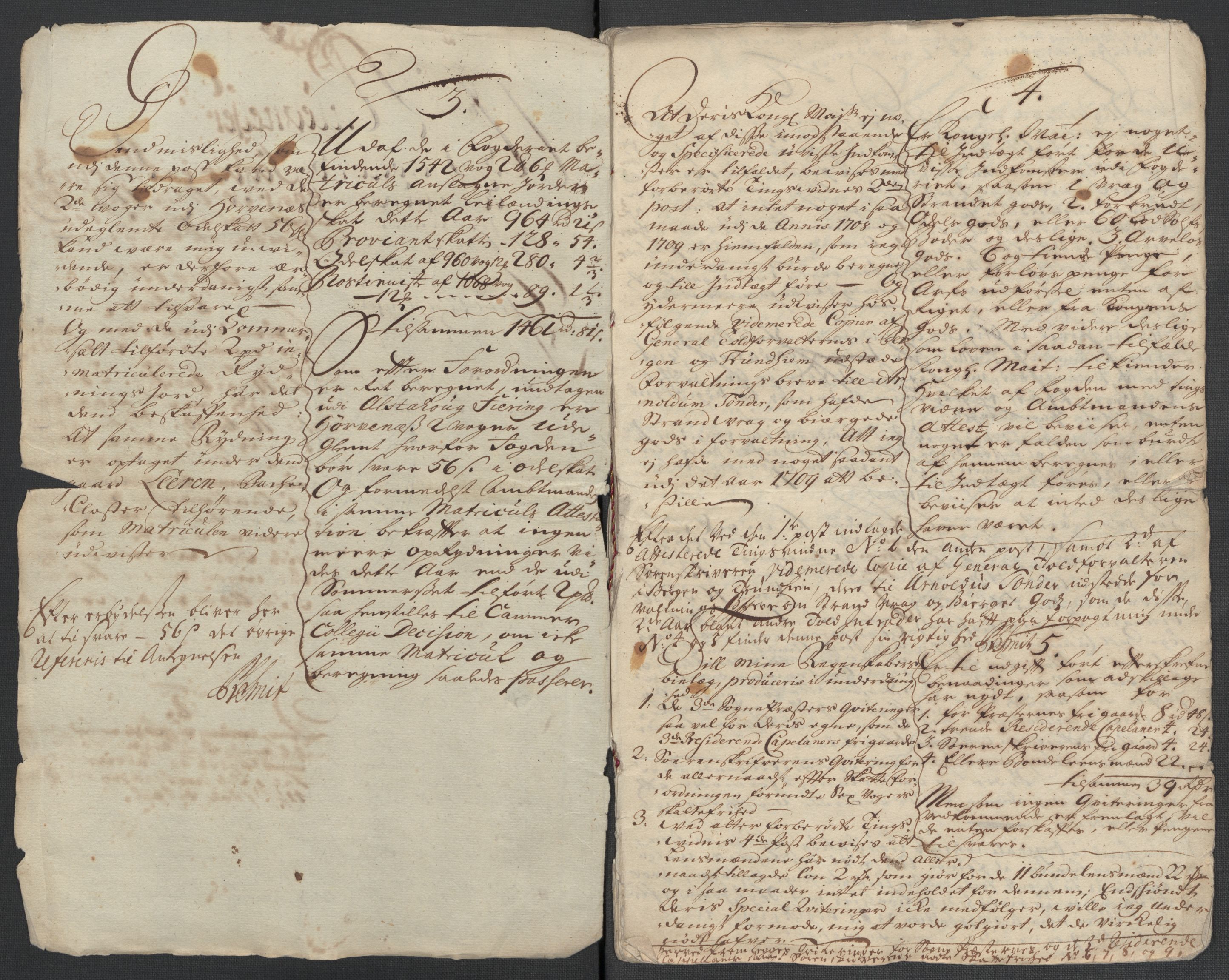 Rentekammeret inntil 1814, Reviderte regnskaper, Fogderegnskap, RA/EA-4092/R65/L4510: Fogderegnskap Helgeland, 1708-1709, p. 269