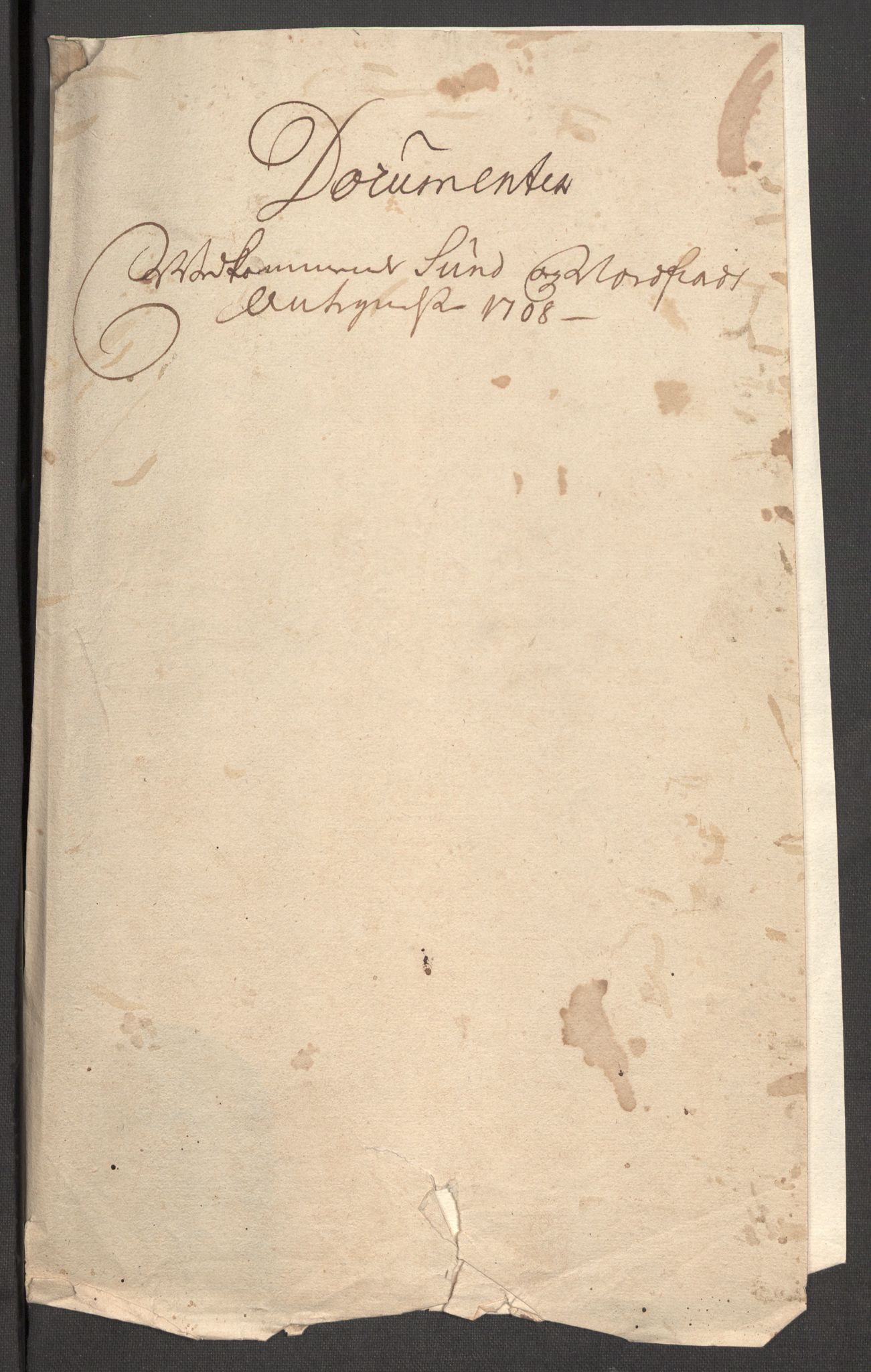 Rentekammeret inntil 1814, Reviderte regnskaper, Fogderegnskap, RA/EA-4092/R53/L3431: Fogderegnskap Sunn- og Nordfjord, 1708, p. 215