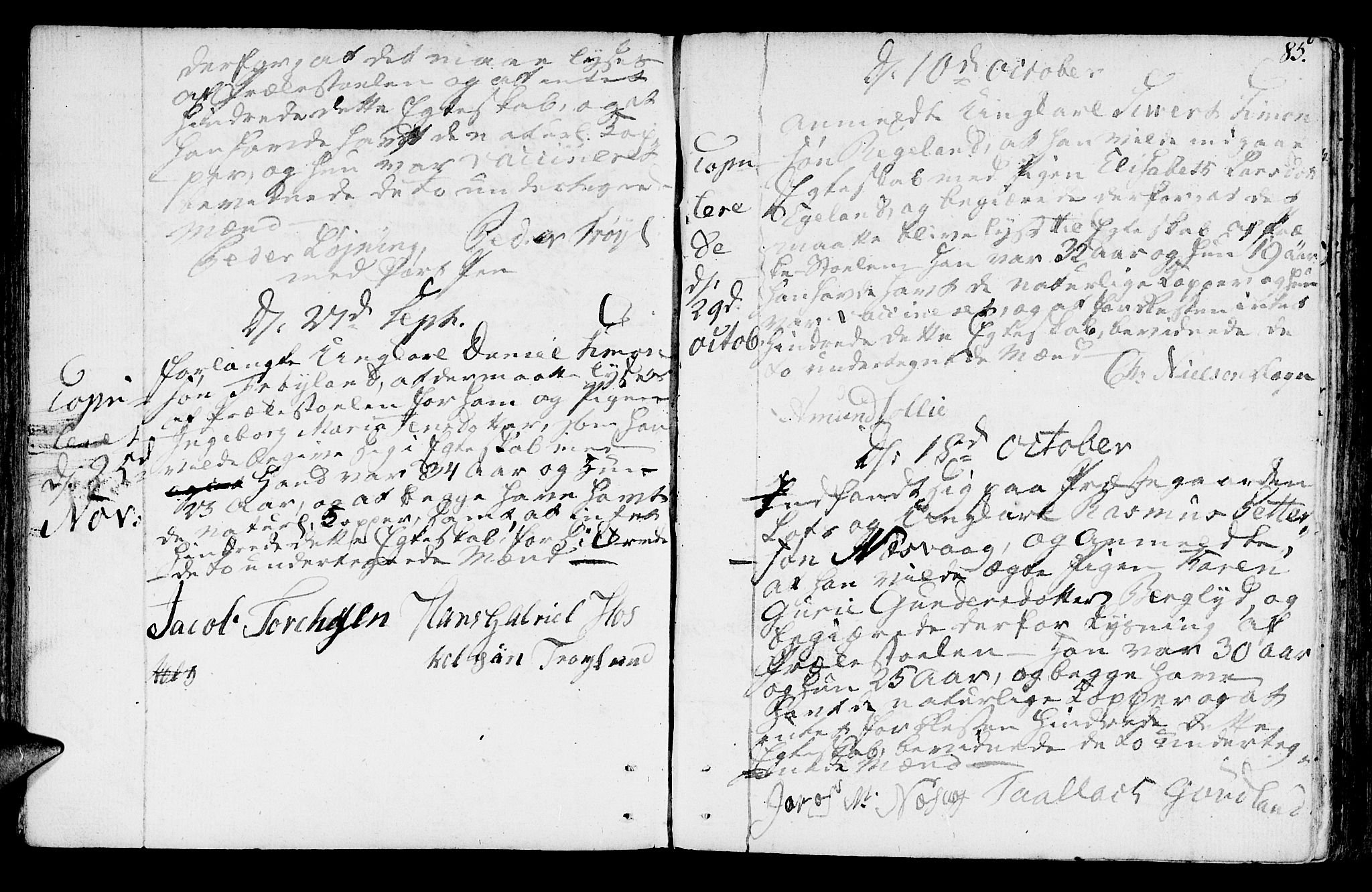 Sokndal sokneprestkontor, SAST/A-101808: Parish register (official) no. A 5, 1806-1826, p. 85