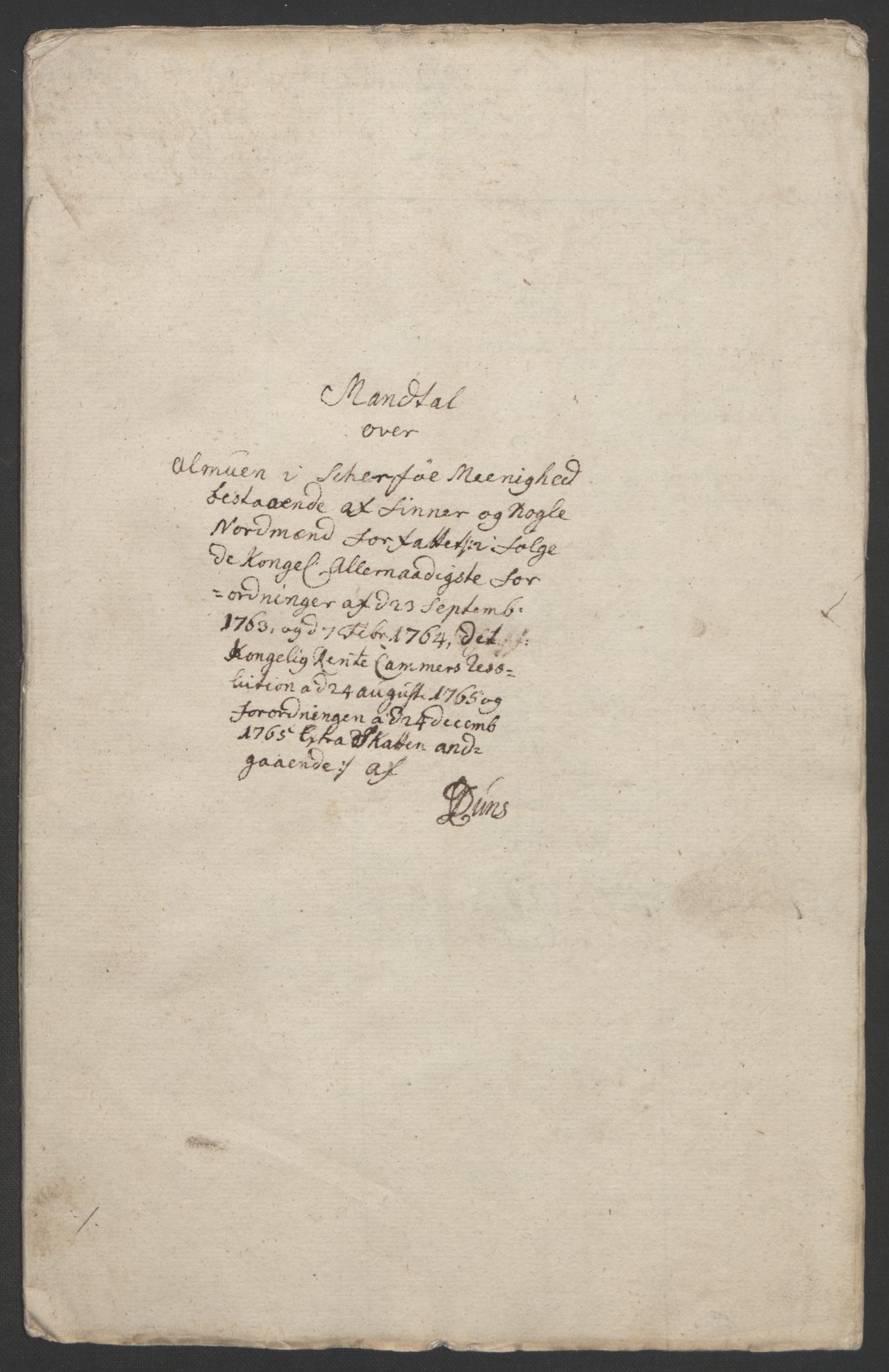 Rentekammeret inntil 1814, Realistisk ordnet avdeling, RA/EA-4070/Ol/L0022b: [Gg 10]: Ekstraskatten, 23.09.1762. Senja og Troms, 1765-1768, p. 198