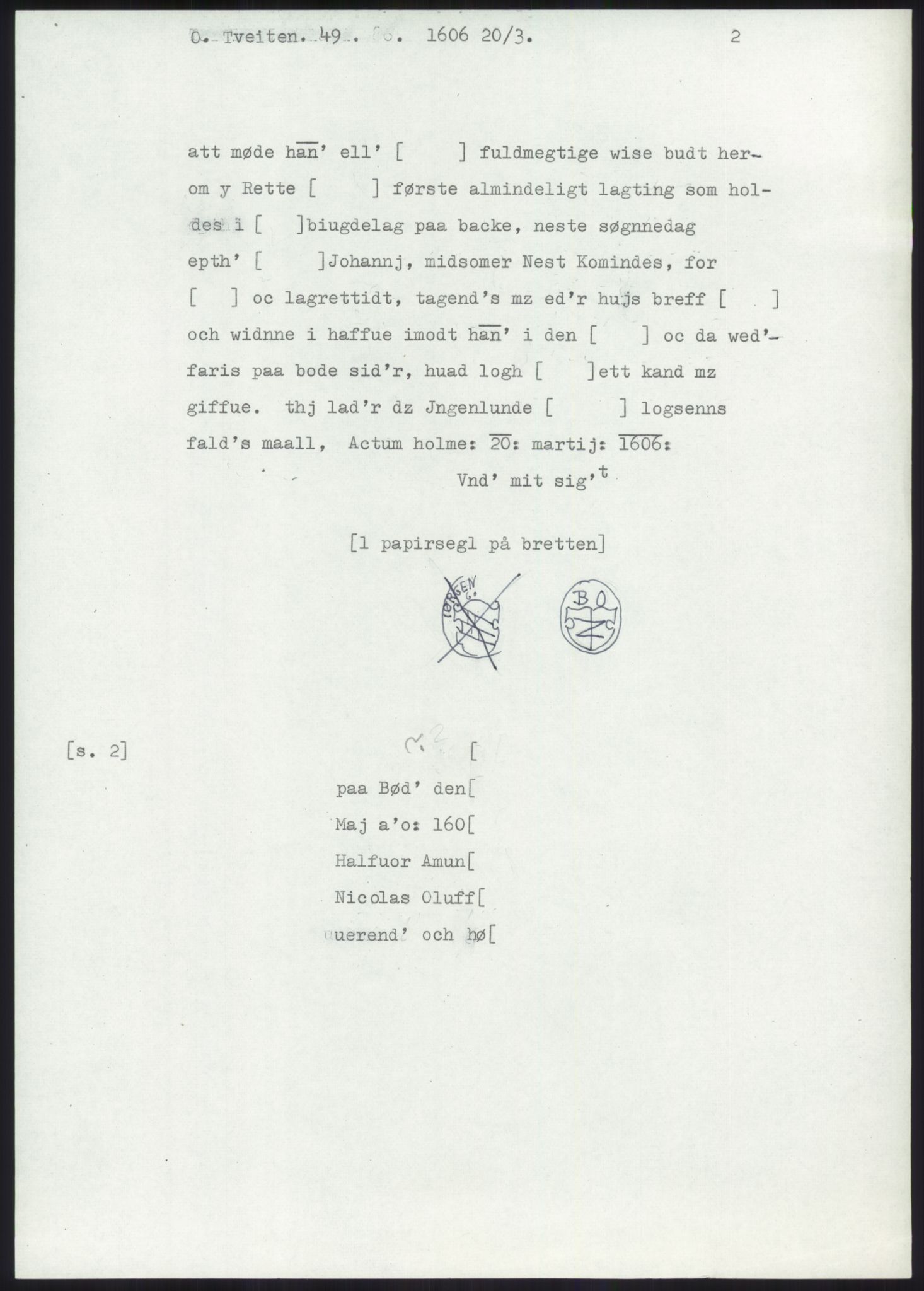 Samlinger til kildeutgivelse, Diplomavskriftsamlingen, AV/RA-EA-4053/H/Ha, p. 93