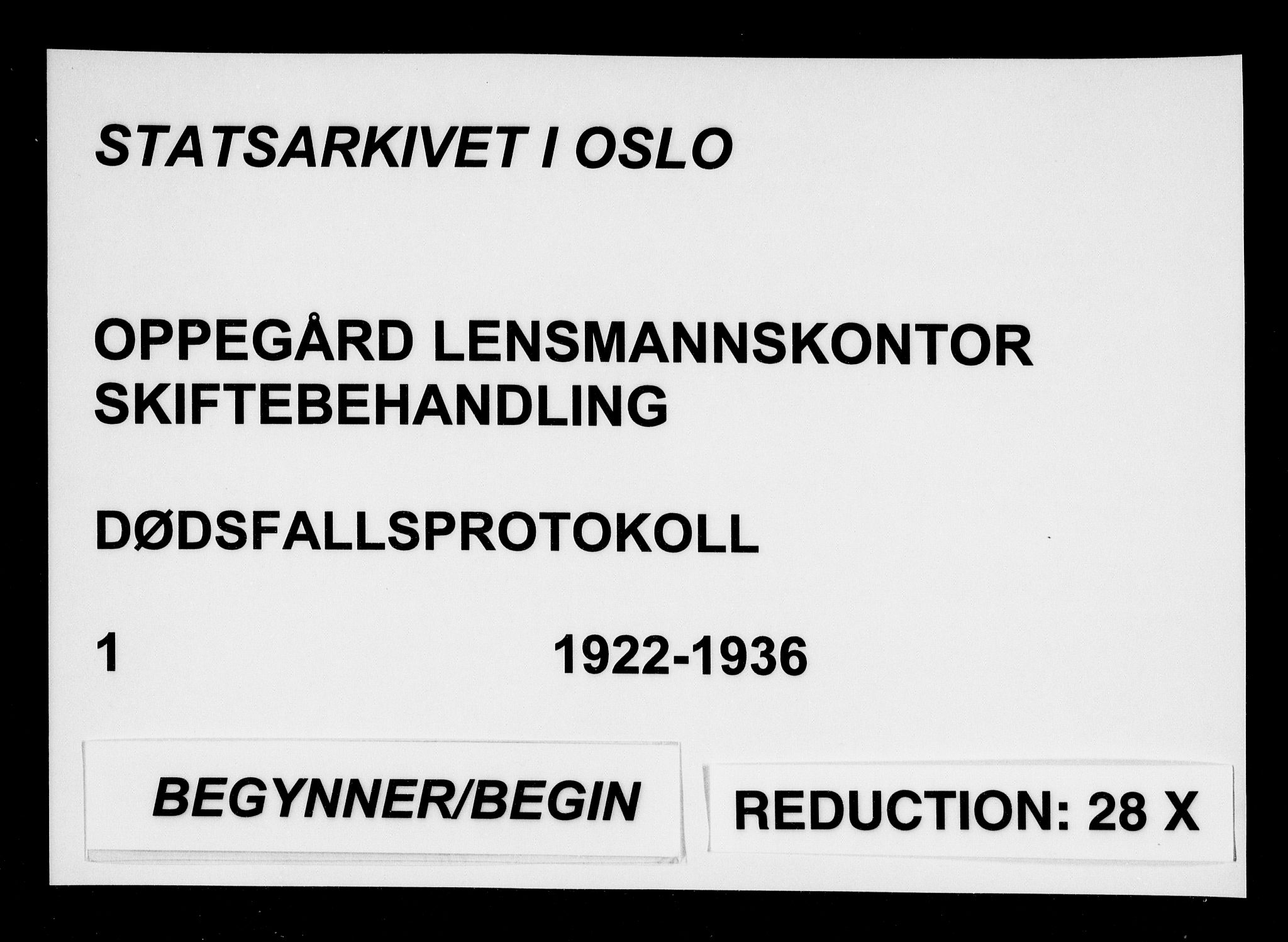 Oppegård lensmannskontor, AV/SAO-A-10186/H/Ha/L0001: Dødsfallsprotokoll, 1922-1936