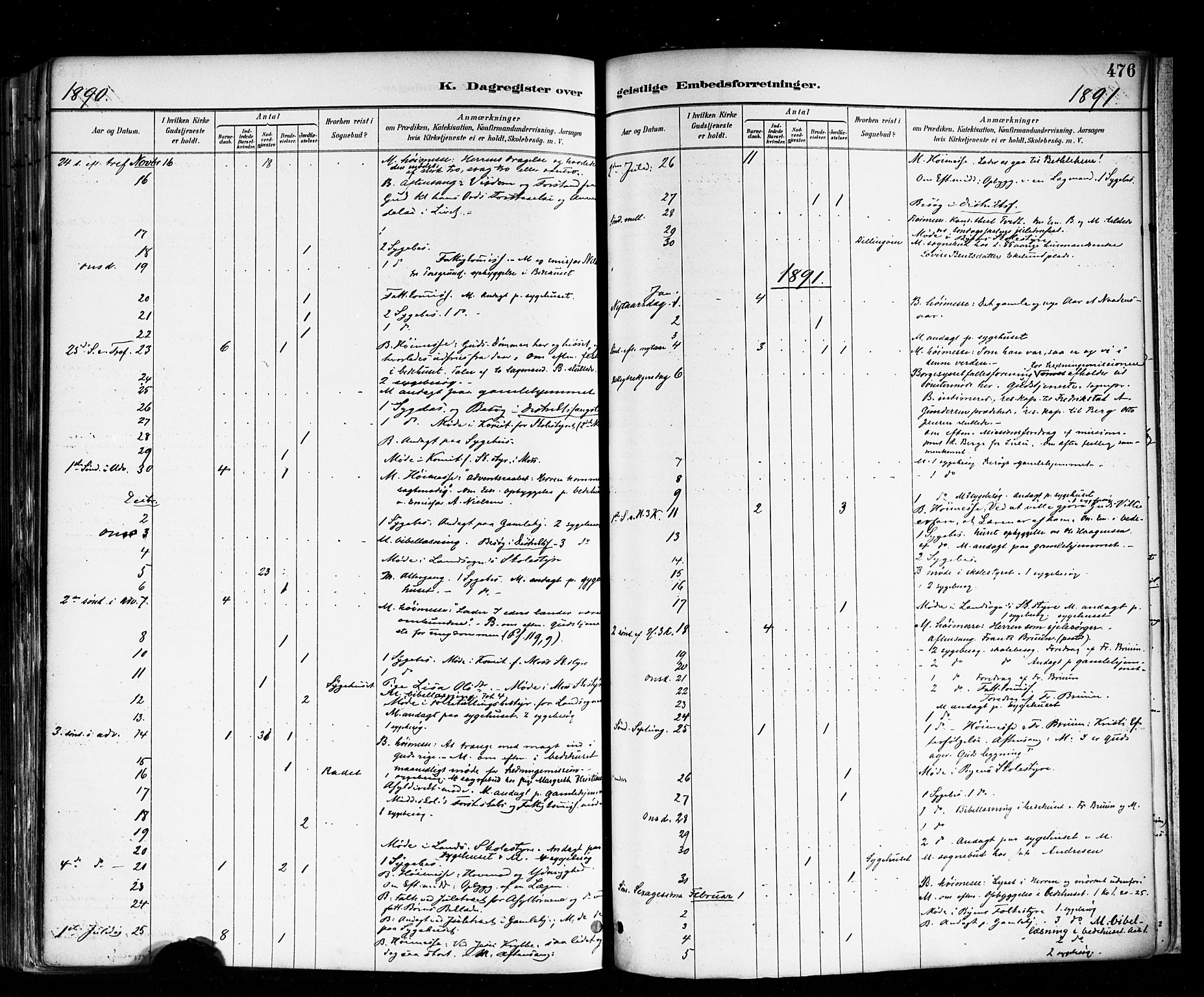 Moss prestekontor Kirkebøker, AV/SAO-A-2003/F/Fb/L0002b: Parish register (official) no. II 2B, 1887-1893, p. 476