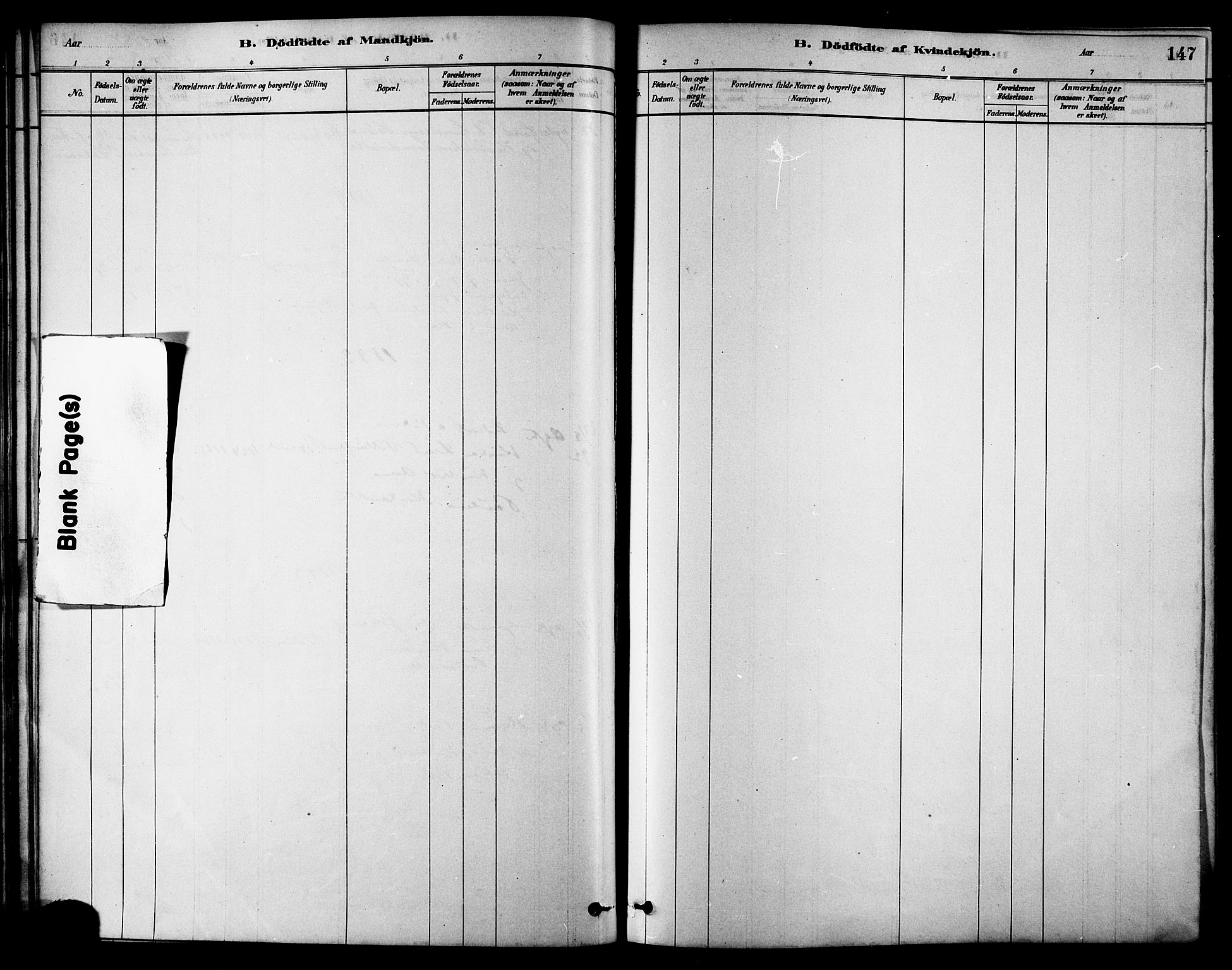 Ministerialprotokoller, klokkerbøker og fødselsregistre - Nordland, AV/SAT-A-1459/852/L0740: Parish register (official) no. 852A10, 1878-1894, p. 147