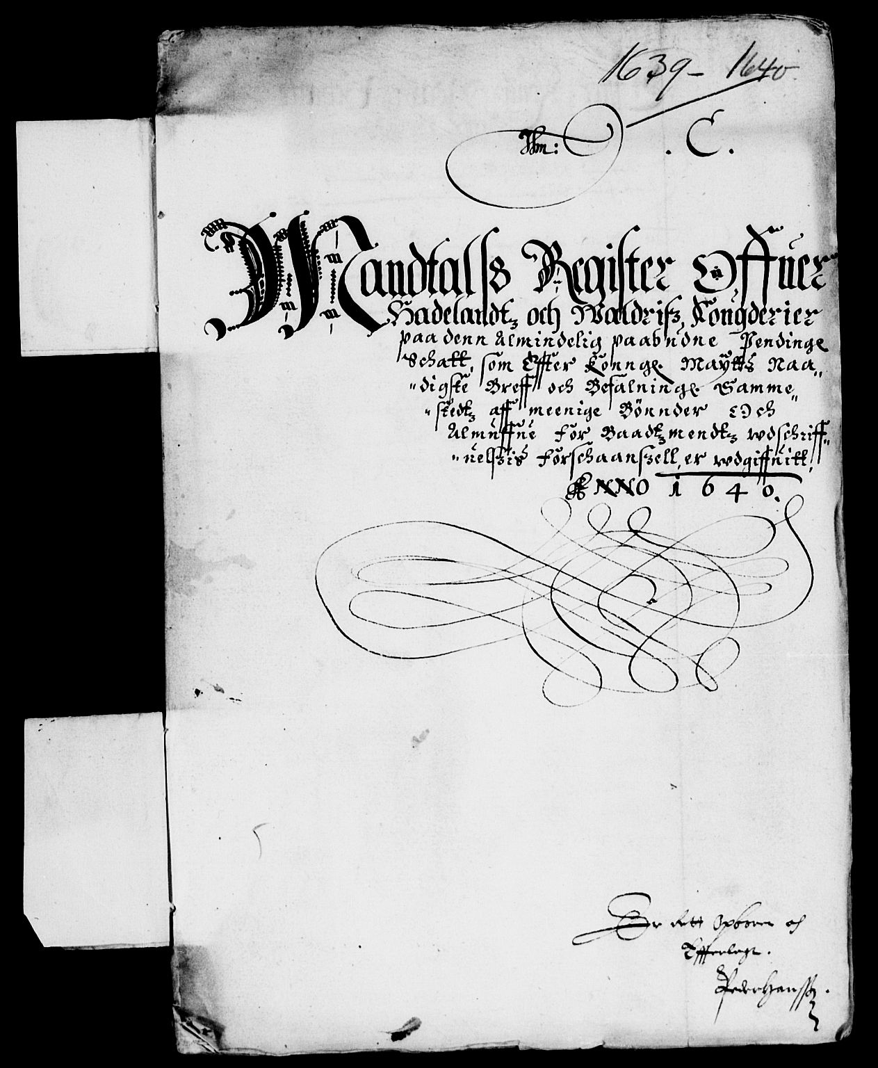 Rentekammeret inntil 1814, Reviderte regnskaper, Lensregnskaper, AV/RA-EA-5023/R/Rb/Rba/L0149: Akershus len, 1639-1640