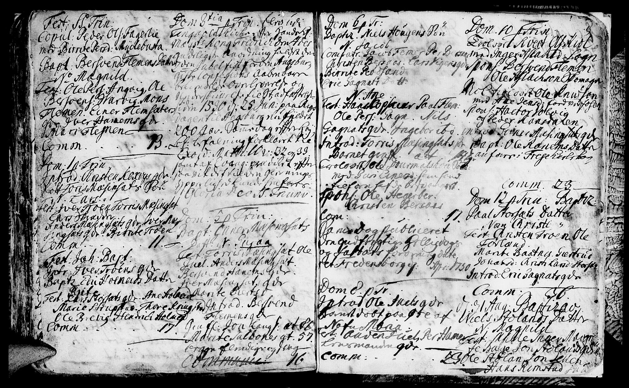 Ministerialprotokoller, klokkerbøker og fødselsregistre - Møre og Romsdal, AV/SAT-A-1454/586/L0977: Parish register (official) no. 586A03, 1706-1731