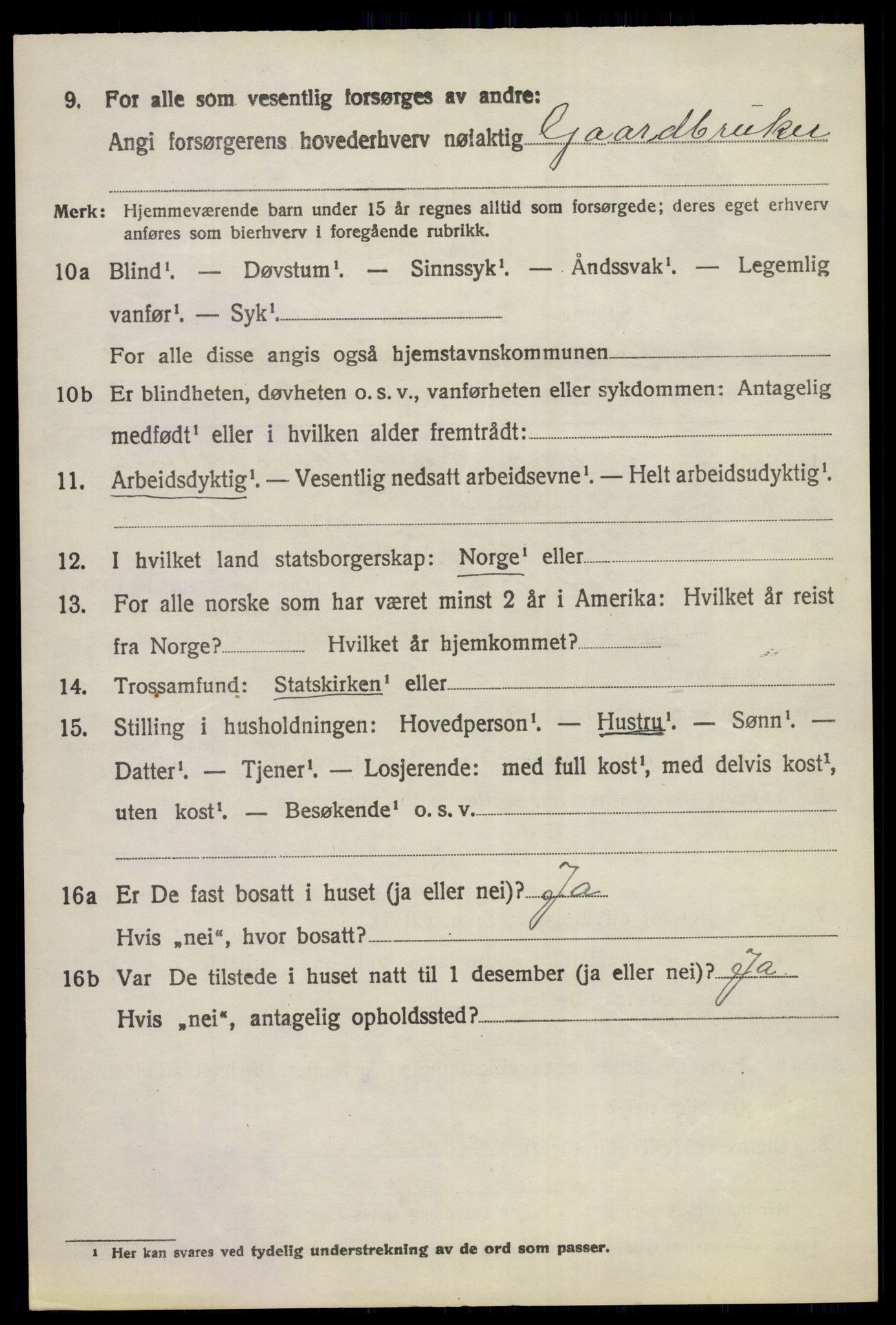 SAKO, 1920 census for Norderhov, 1920, p. 13611