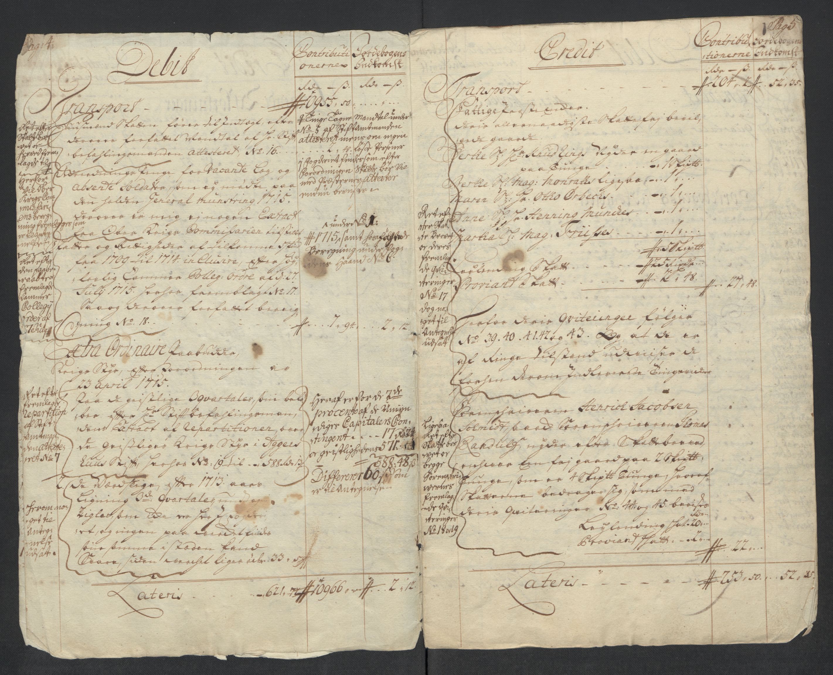 Rentekammeret inntil 1814, Reviderte regnskaper, Fogderegnskap, RA/EA-4092/R17/L1184: Fogderegnskap Gudbrandsdal, 1715, p. 5