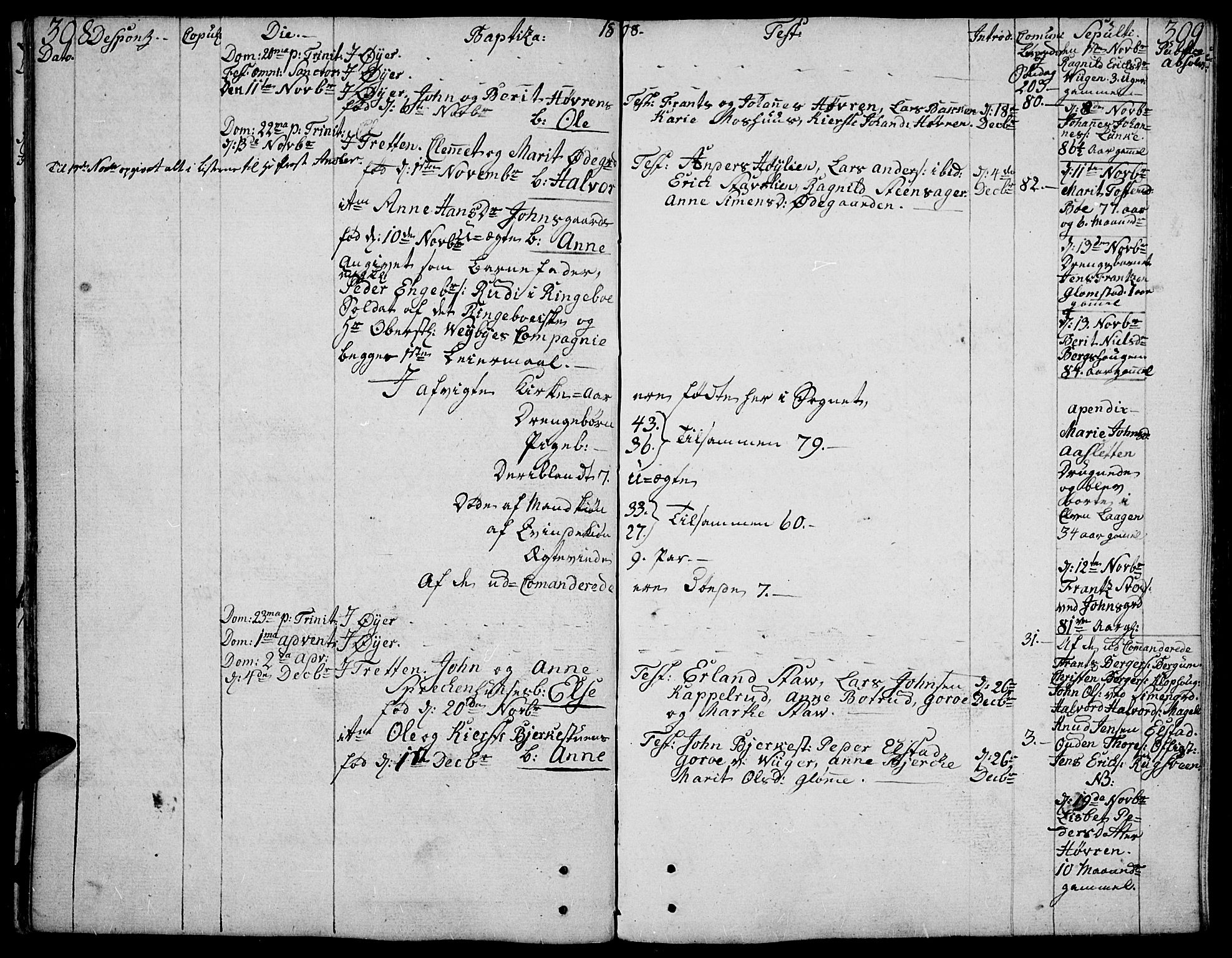 Øyer prestekontor, SAH/PREST-084/H/Ha/Haa/L0003: Parish register (official) no. 3, 1784-1824, p. 308-309