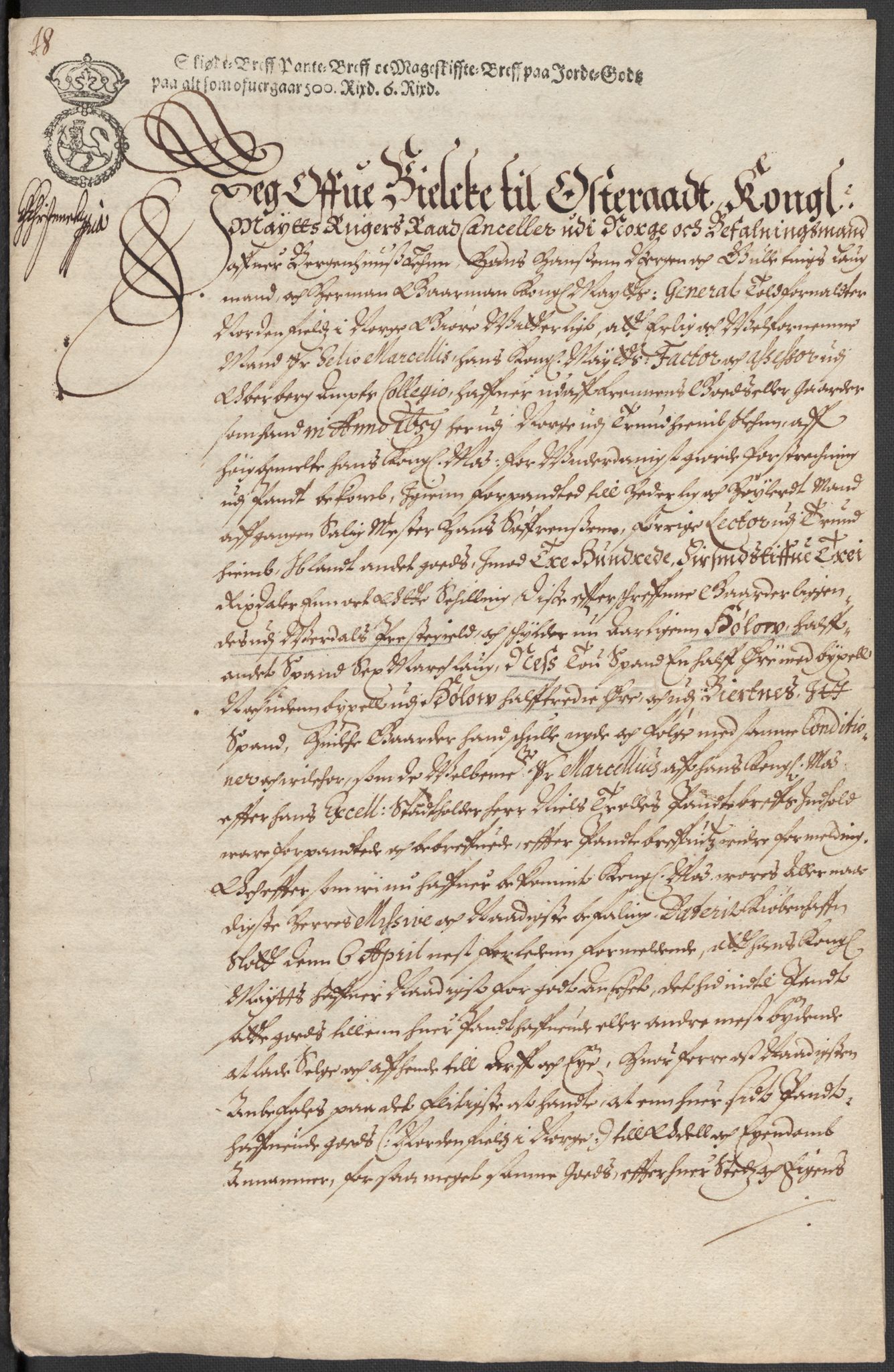 Rentekammeret, Kammerkanselliet, RA/EA-3111/G/Gg/Ggj/Ggja/L0002: Skjøter utstedt av myndigheter i Norge og senere ombyttet med kongelige konfirmasjonsskjøter, 1670-1687, p. 103