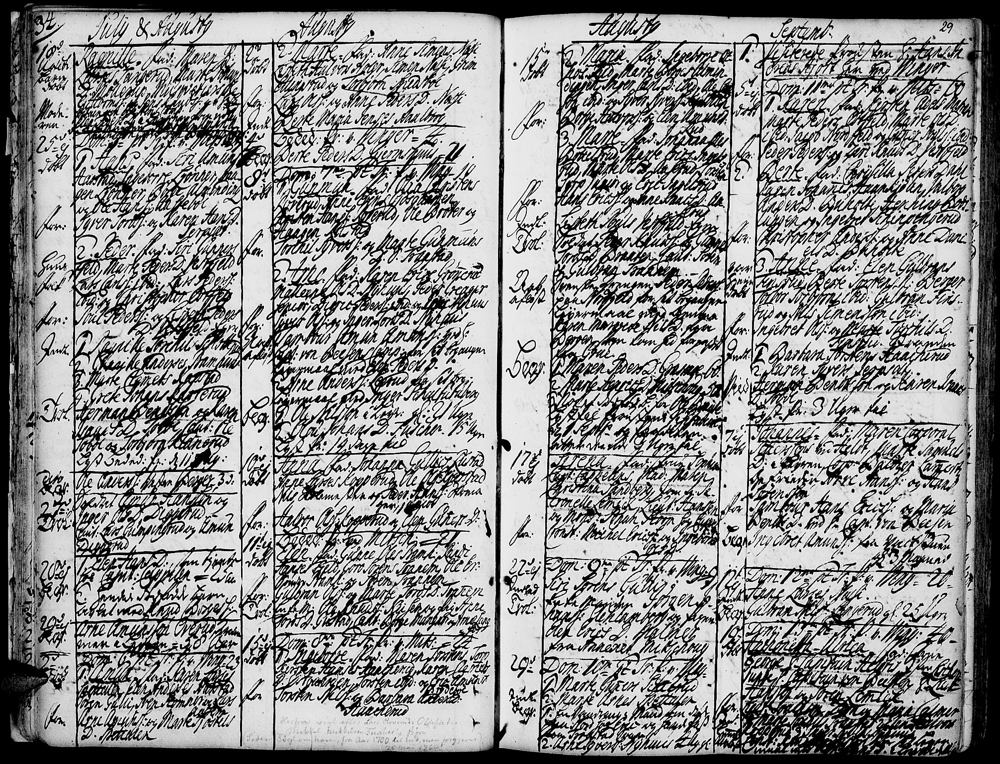 Vinger prestekontor, AV/SAH-PREST-024/H/Ha/Haa/L0002: Parish register (official) no. 2, 1730-1751, p. 29