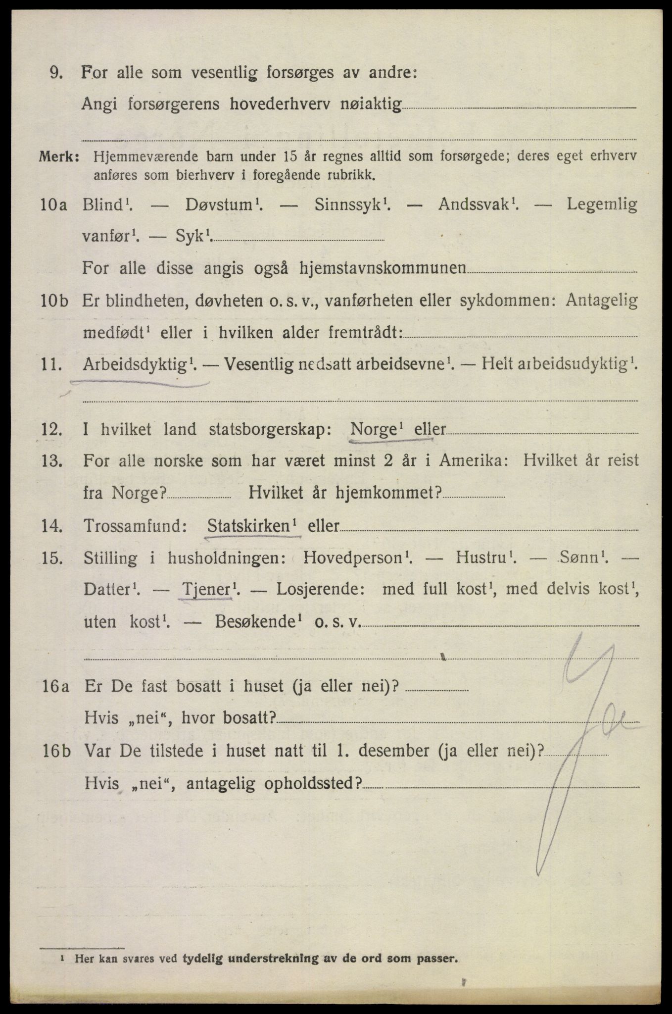 SAKO, 1920 census for Borre, 1920, p. 4943