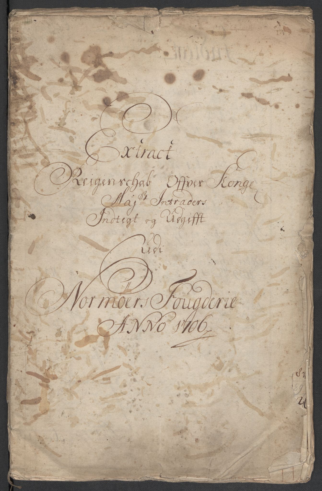 Rentekammeret inntil 1814, Reviderte regnskaper, Fogderegnskap, RA/EA-4092/R56/L3742: Fogderegnskap Nordmøre, 1706-1707, p. 5