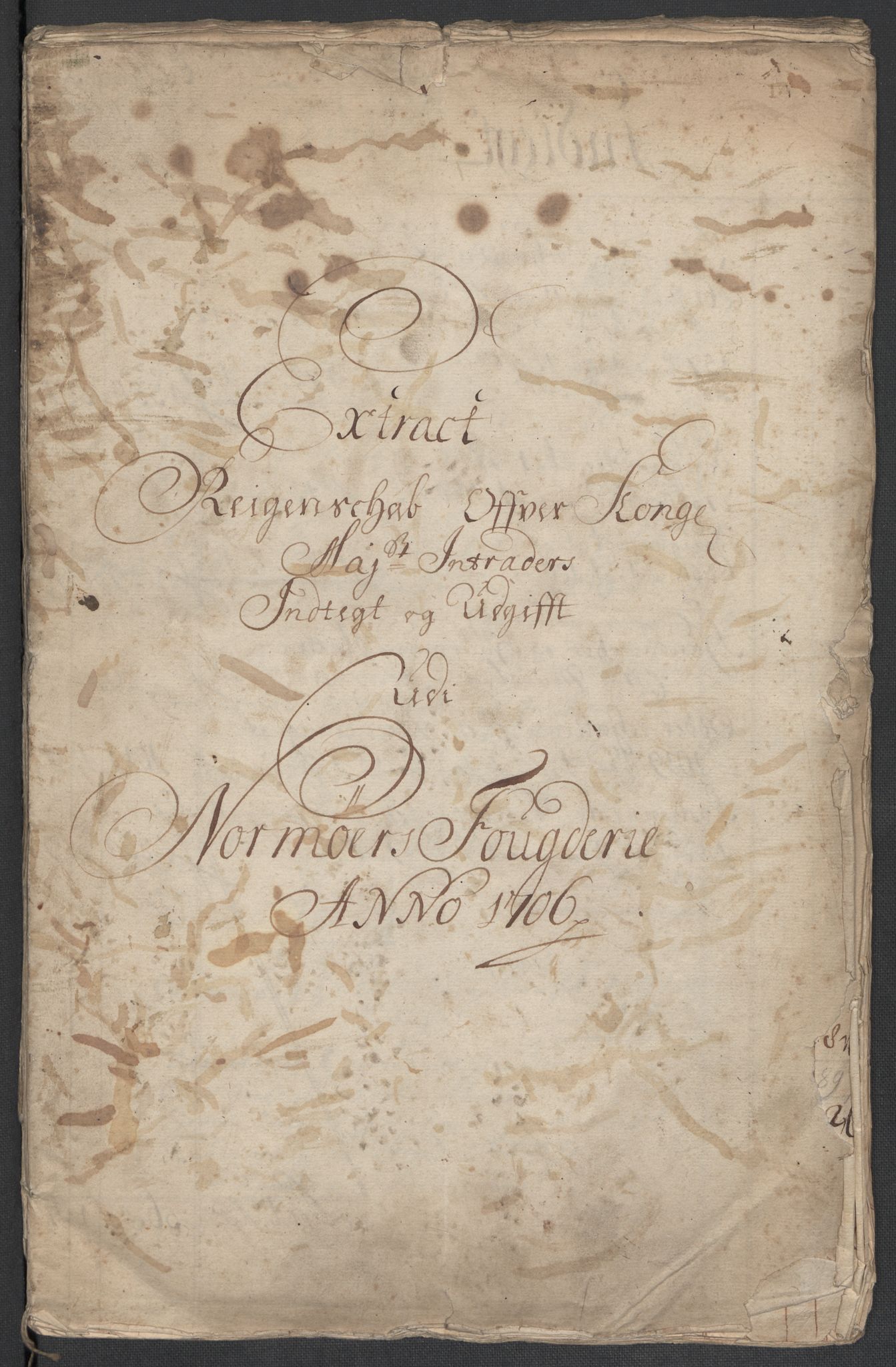 Rentekammeret inntil 1814, Reviderte regnskaper, Fogderegnskap, AV/RA-EA-4092/R56/L3742: Fogderegnskap Nordmøre, 1706-1707, p. 5