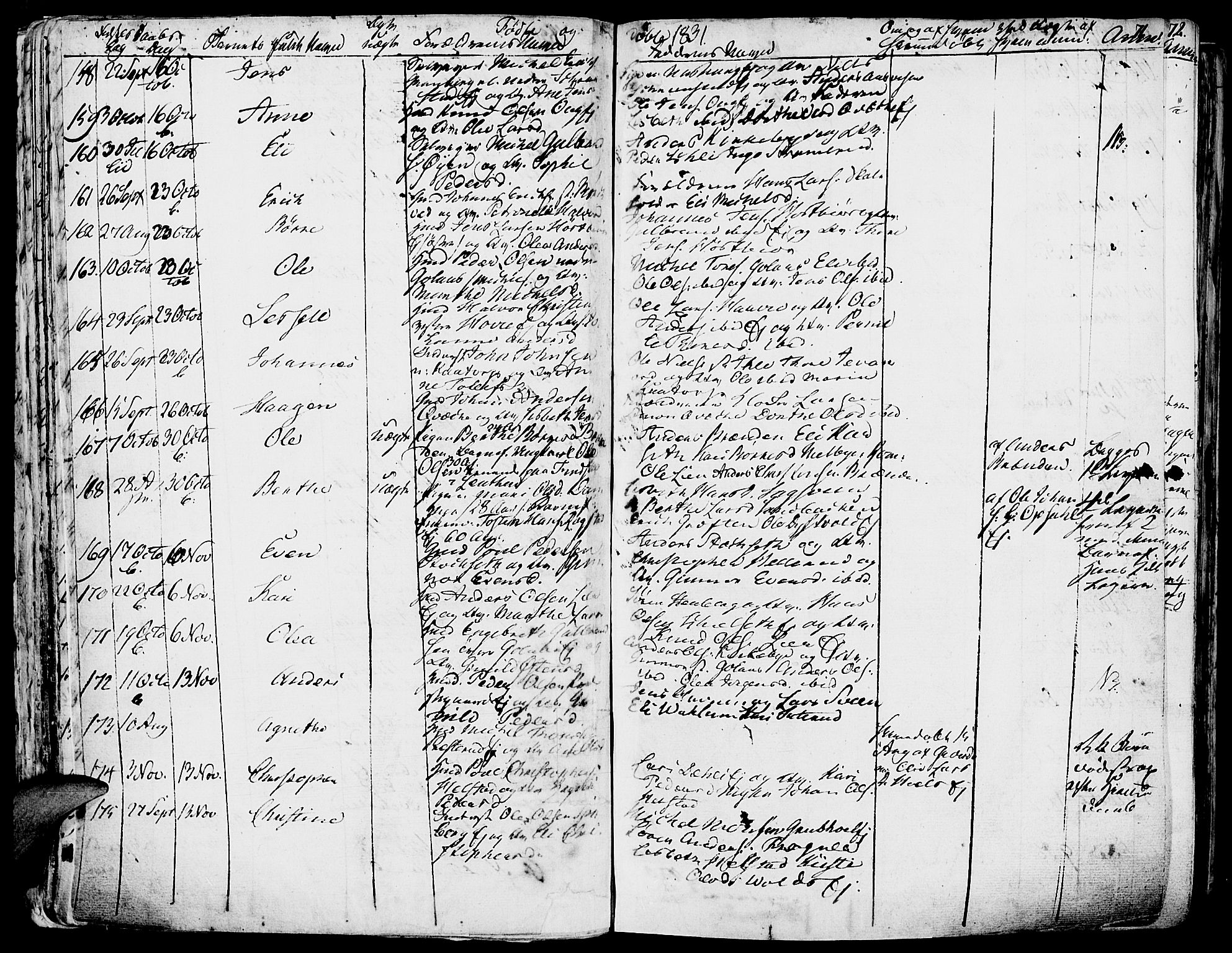 Vang prestekontor, Hedmark, SAH/PREST-008/H/Ha/Haa/L0009: Parish register (official) no. 9, 1826-1841, p. 71
