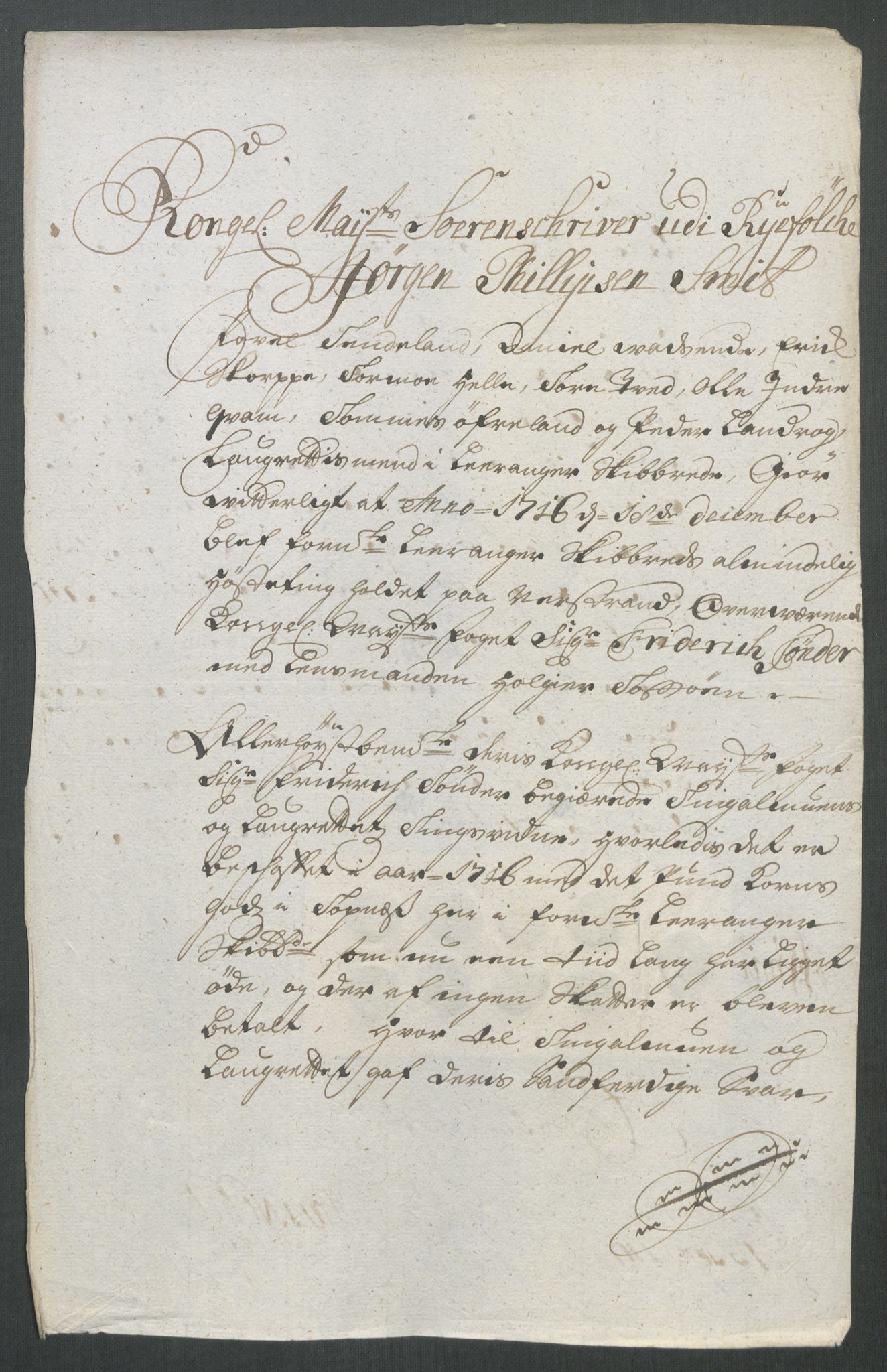 Rentekammeret inntil 1814, Reviderte regnskaper, Fogderegnskap, AV/RA-EA-4092/R47/L2869: Fogderegnskap Ryfylke, 1716, p. 219