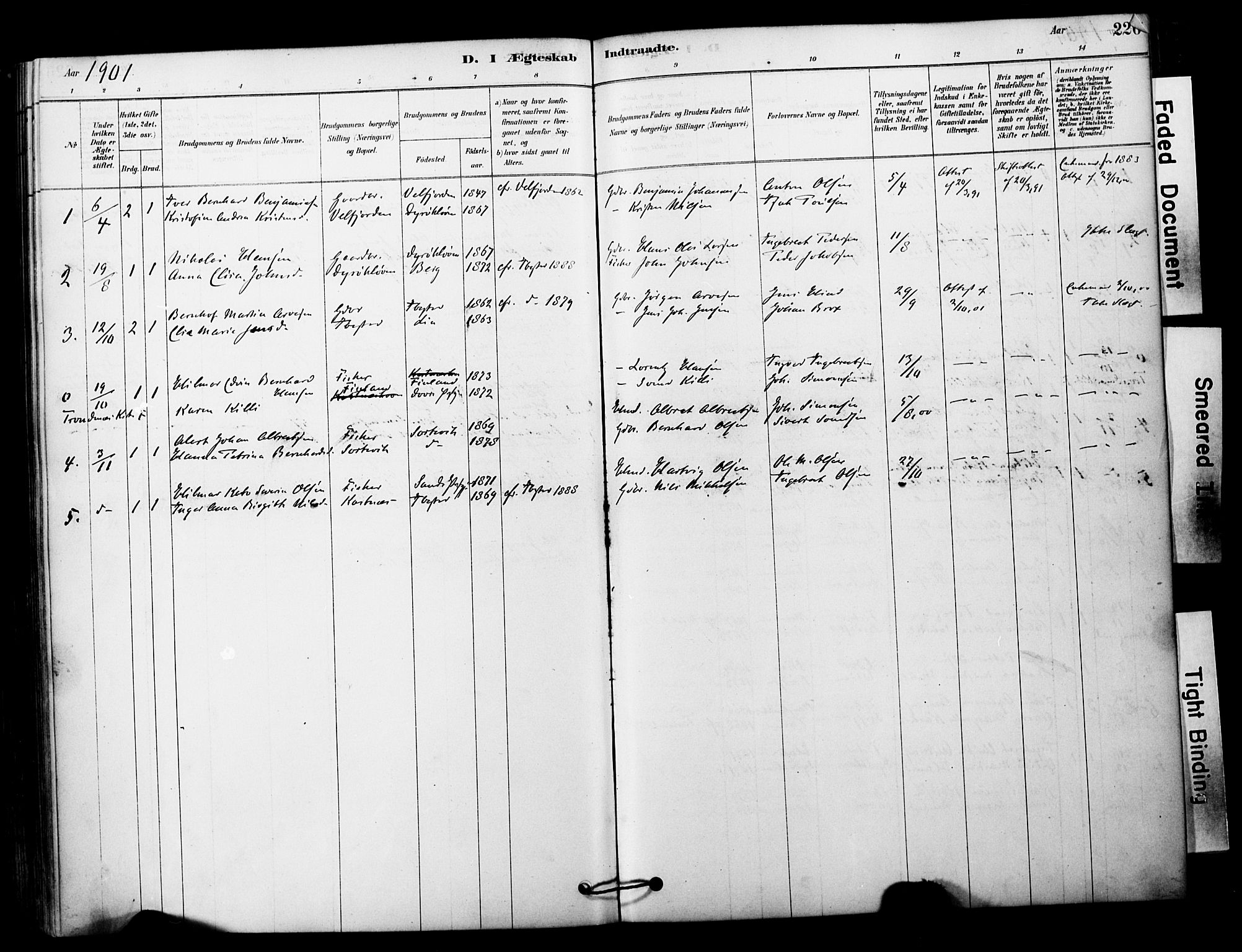 Tranøy sokneprestkontor, SATØ/S-1313/I/Ia/Iaa/L0011kirke: Parish register (official) no. 11, 1878-1904, p. 226