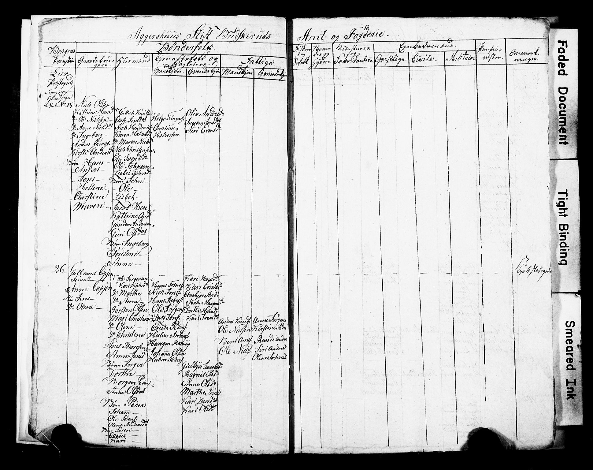 SAKO, 1815 Census for Lier parish, 1815, p. 6