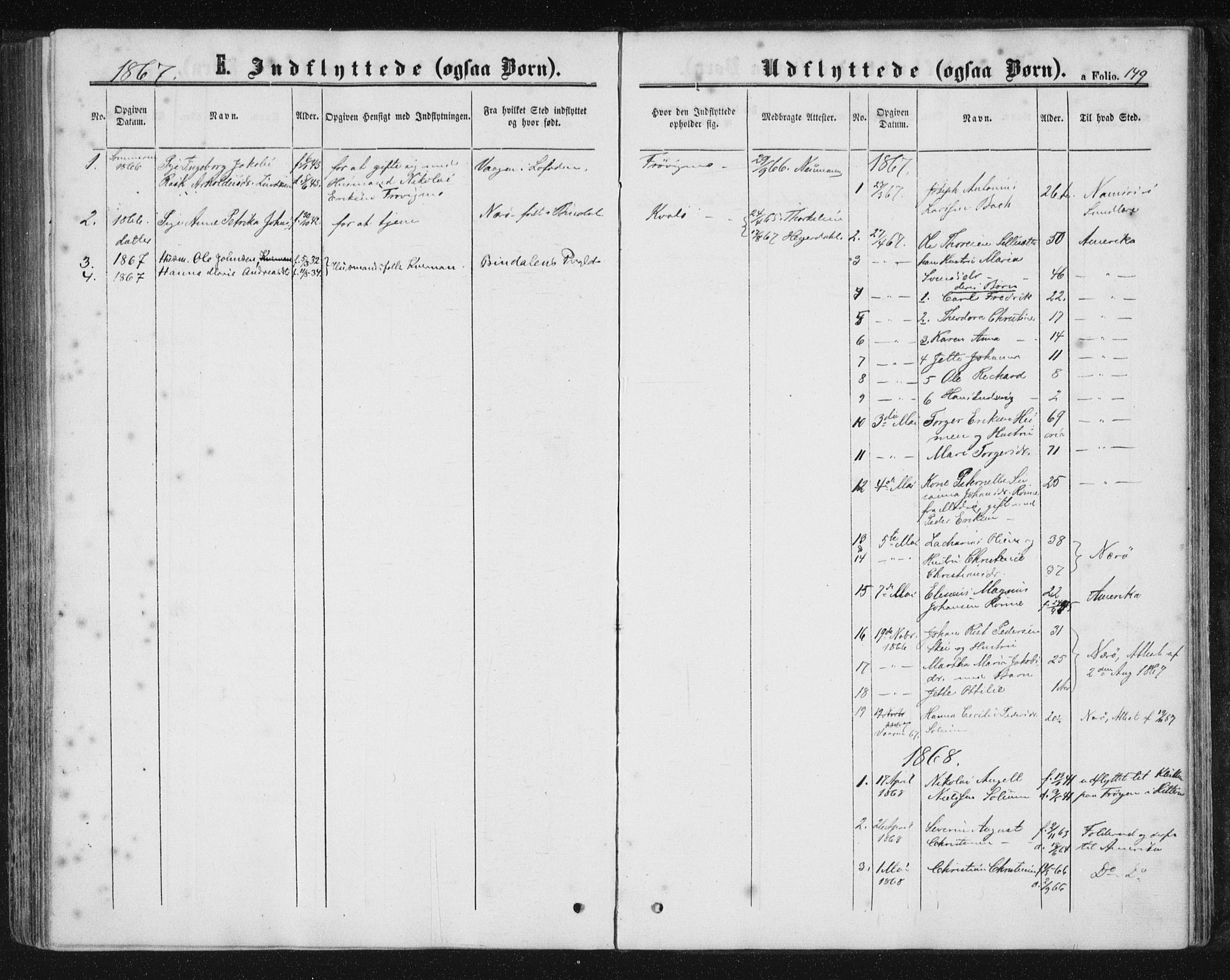 Ministerialprotokoller, klokkerbøker og fødselsregistre - Nord-Trøndelag, SAT/A-1458/788/L0696: Parish register (official) no. 788A03, 1863-1877, p. 149