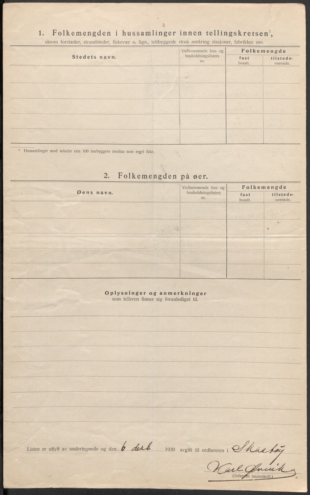 SAKO, 1920 census for Skåtøy, 1920, p. 10