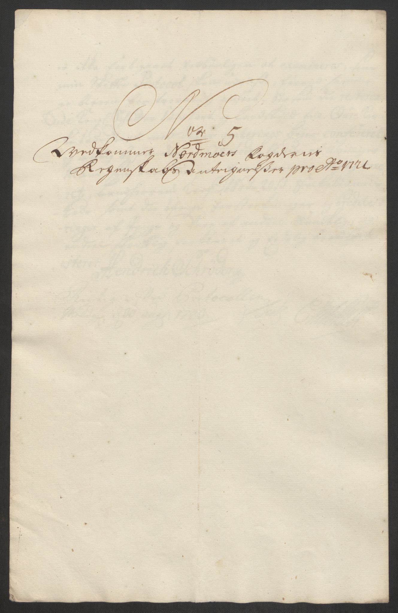 Rentekammeret inntil 1814, Reviderte regnskaper, Fogderegnskap, AV/RA-EA-4092/R56/L3754: Fogderegnskap Nordmøre, 1721, p. 444